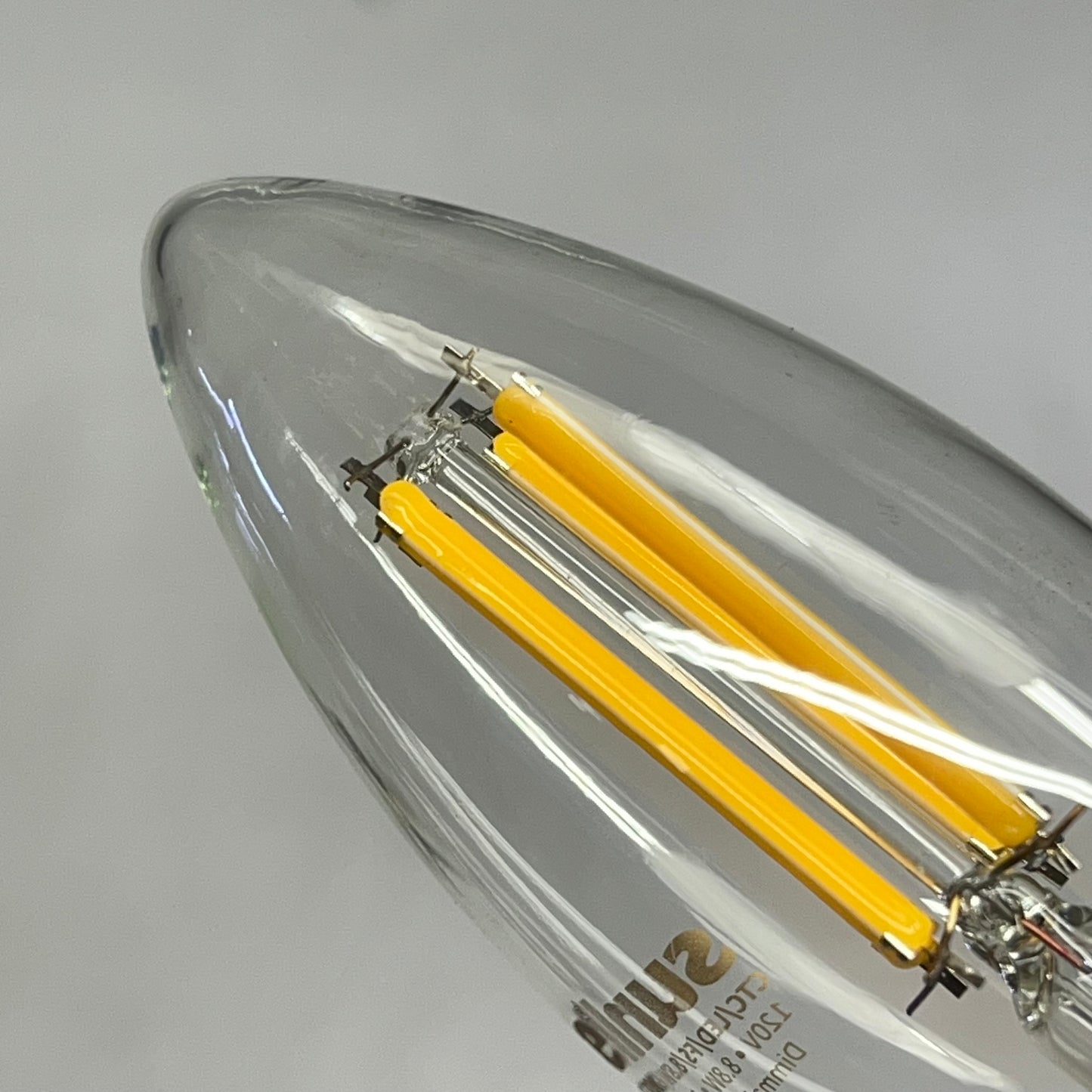 SUNLITE (4 PACK) Filament Light Bulb Chandelier 120 V E12 Warm White 81337