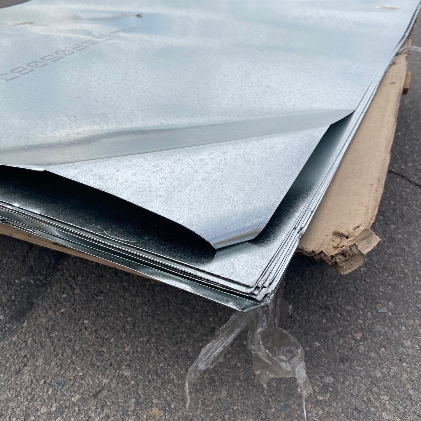 Z@ MIXED Galvanized Steel Sheet Metal 48"x48", 28 Gauge/0.015" Thick