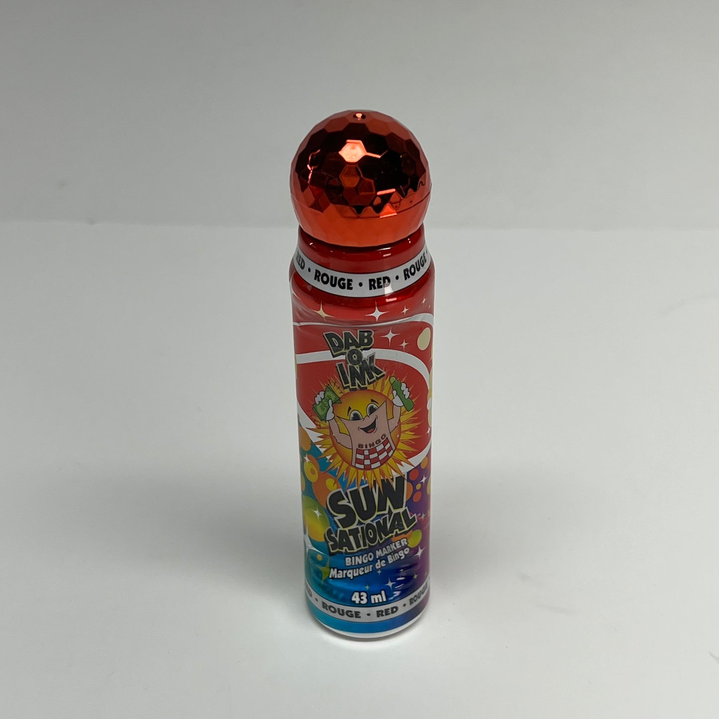 DAB O INK (12 PACK) Sunsational Bingo Marker Bright Ink 43ml/1.4 oz Red C26