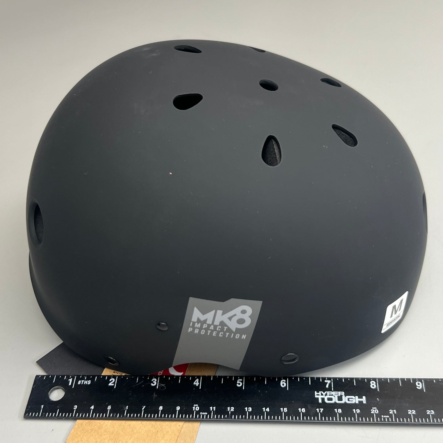 MYSTIC Lightweight MK8 High impact ABS Helmet Unisex Sz M Black 35009.210127