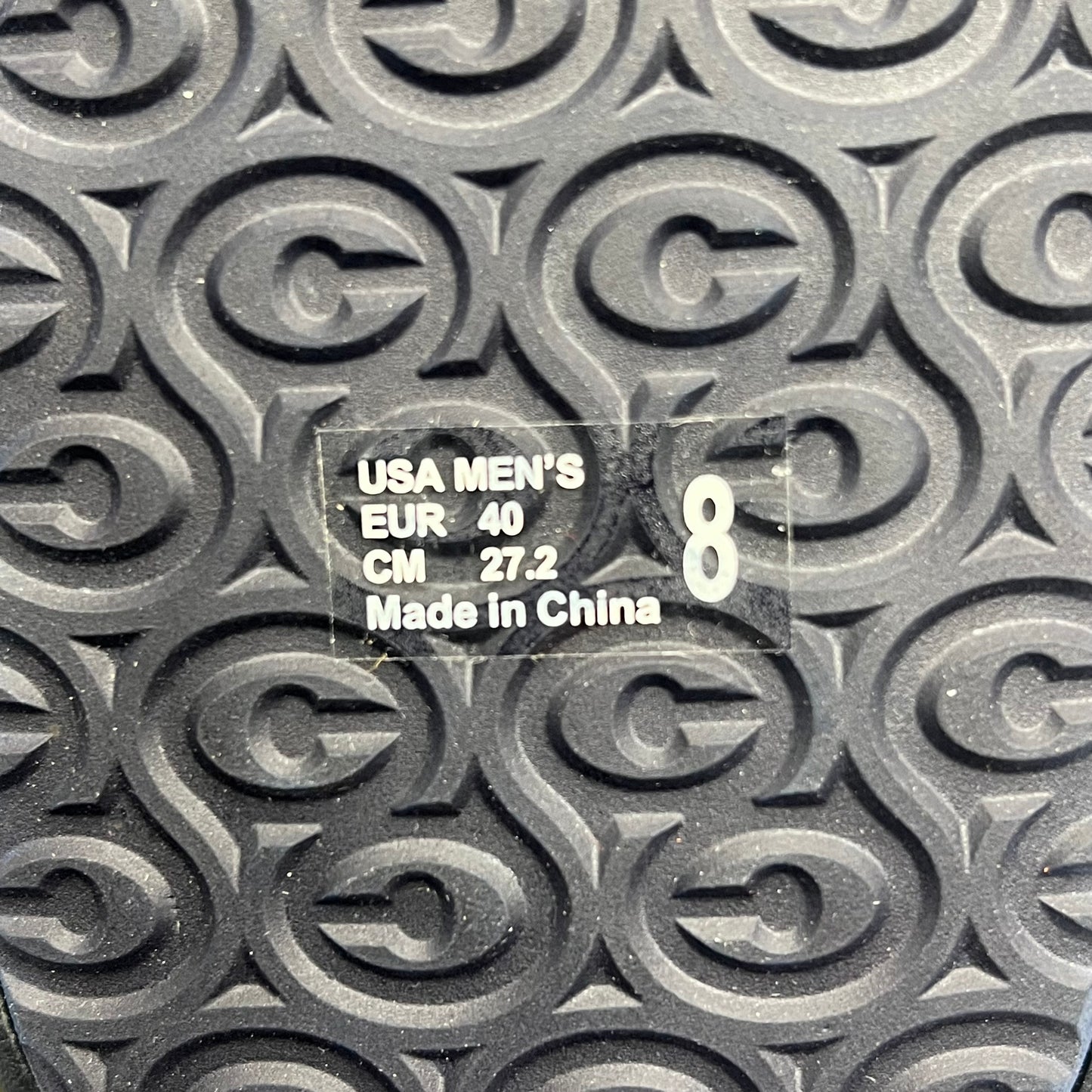 COBIAN Kandui Synthetic Leather Strap Sandals Men's Sz 8, EU 39.5 Navy KAN25-410-8