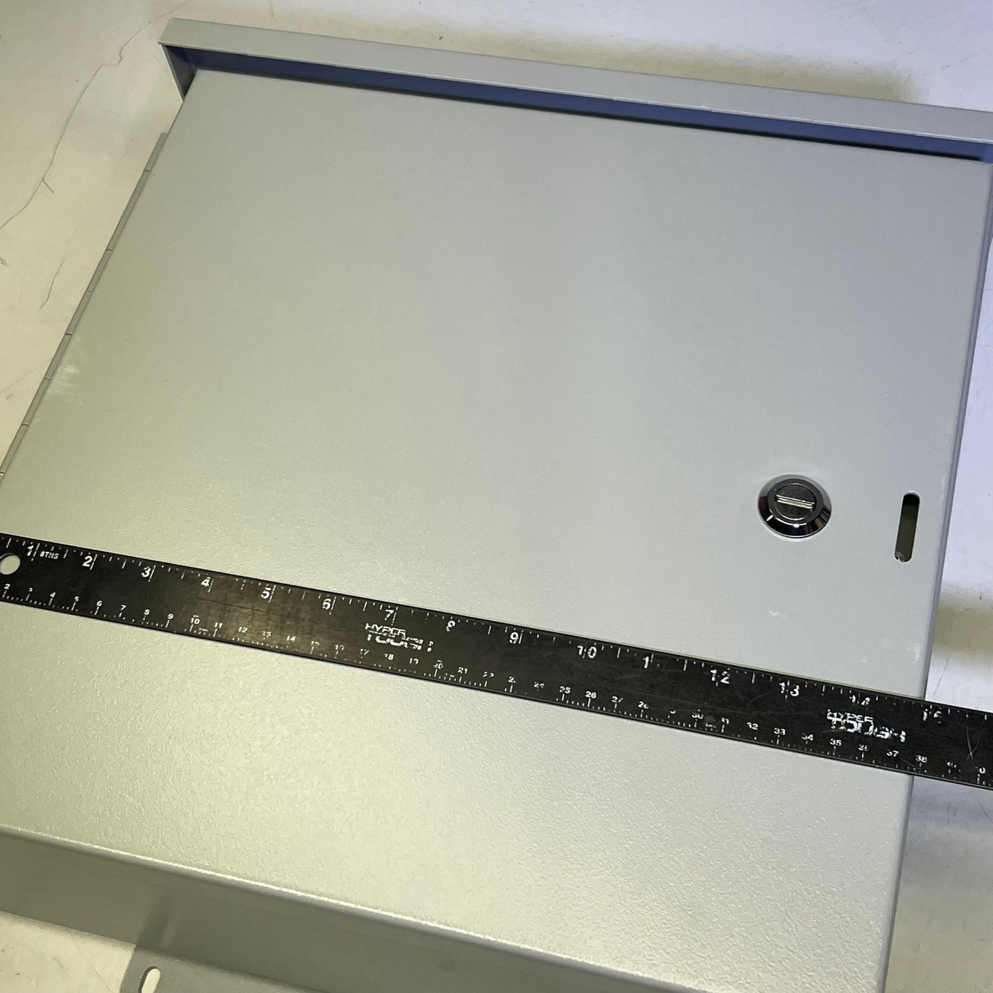 ZA@ WIEGMANN Rainproof Hinge Cover Box Large ANSI-61 Gray Polyester Powder Sz 16" x 16" x 6" B