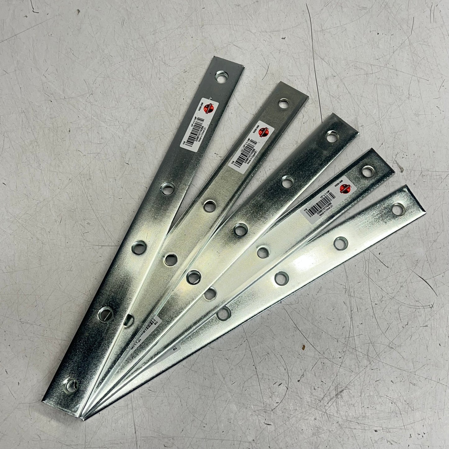 NATIONAL HARDWARE Mending Plate Hot Rolled Steel 12"x1-1/8" Silver N220-335