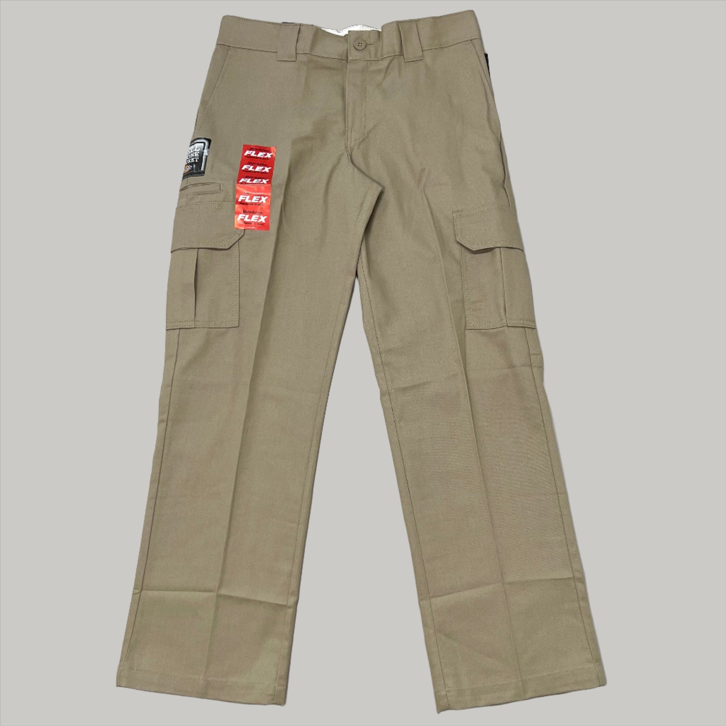 DICKIES Flex Regular Fit Cargo Straight Leg Pant Men's 32X30 Desert Sand WP595DS