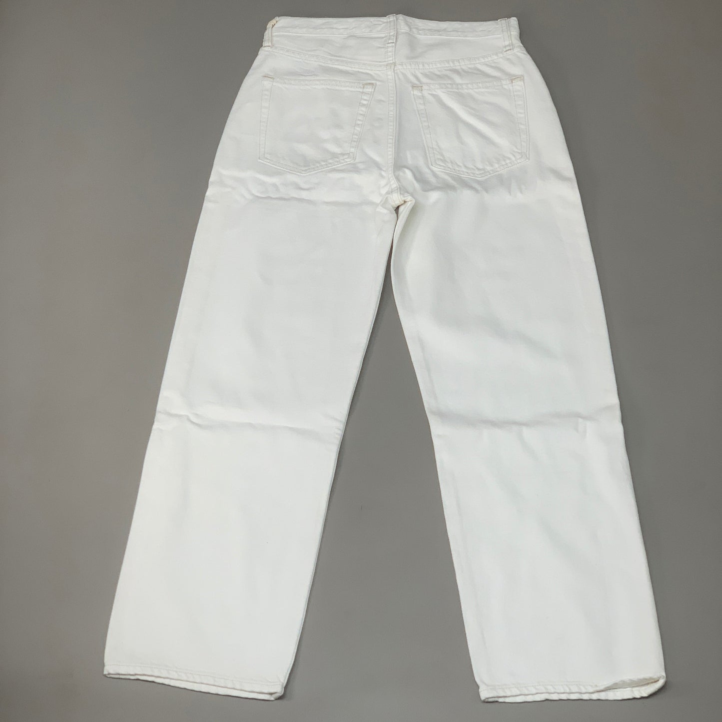 ETICA Tyler High Waist Straight Leg Ankle jeans Vintage White Size 32 EW180114A