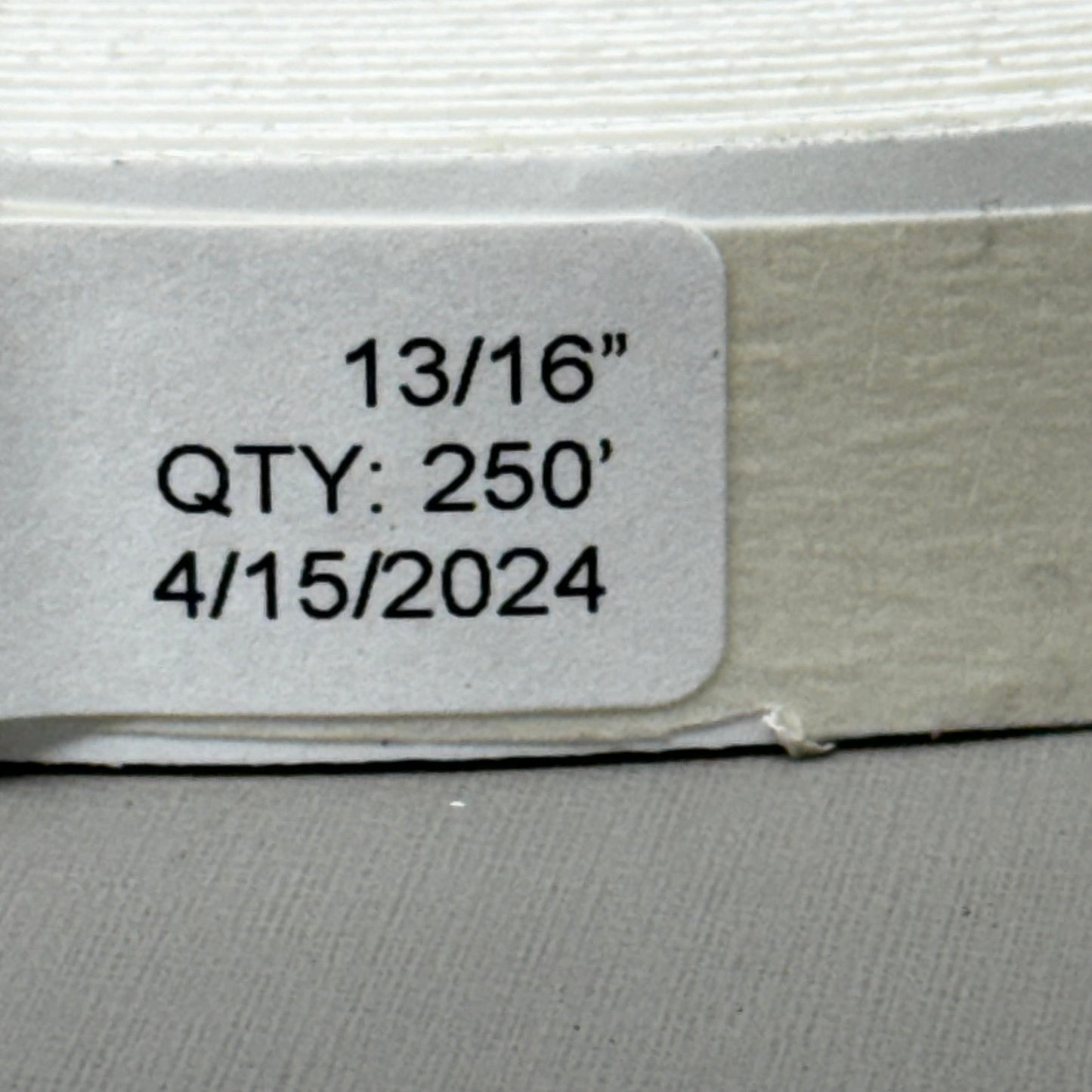 EDGEMATE PreGlued Polyester Edgebanding 13/16"X250' Roll White 7251022 New Other-B