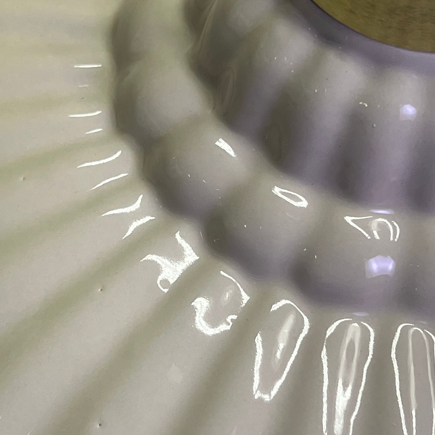 CREATIVE CO OP Elegant Stoneware Pleated Pendant Lamp 40-Watt Cream DF9520