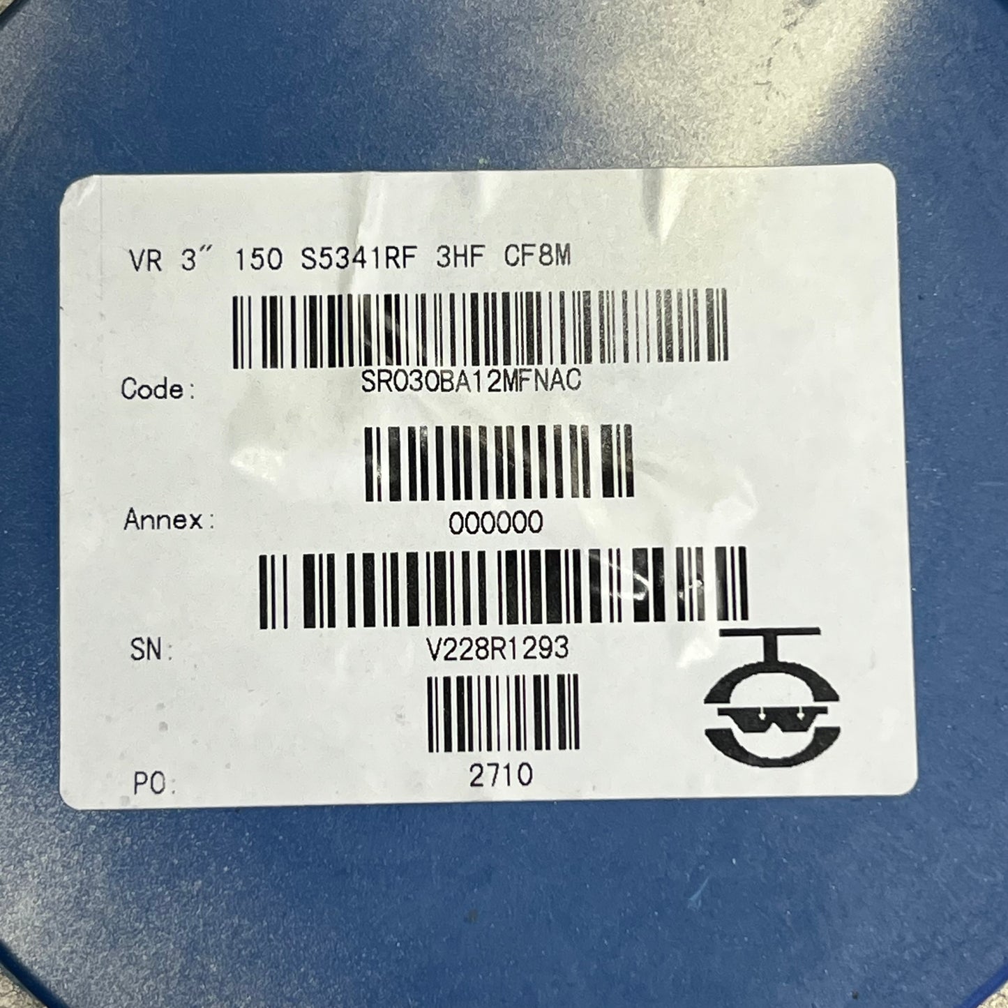 WALWORTH Check Valve Vr 3" 150 Class, S5341RF 3HF CF8M