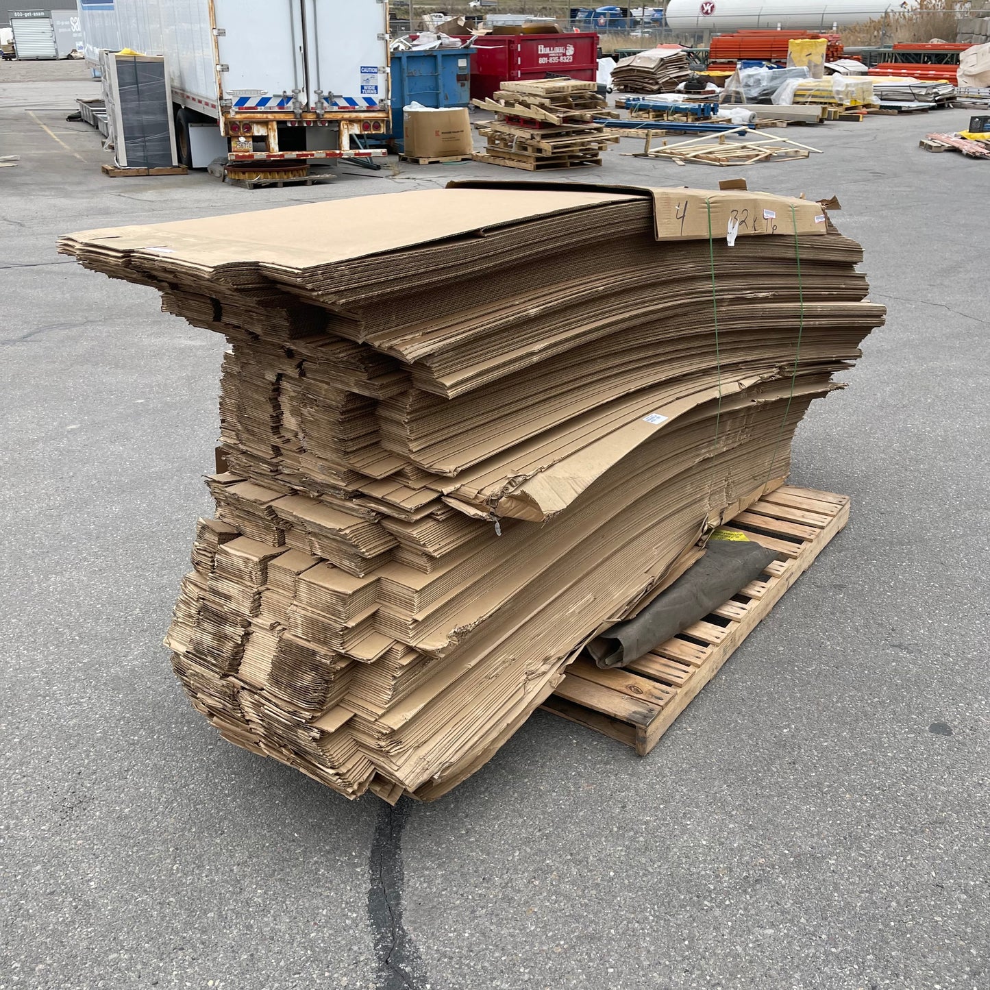 ZA@ Pallet of MIXED Cardboard Rod Boxes (AS-IS)