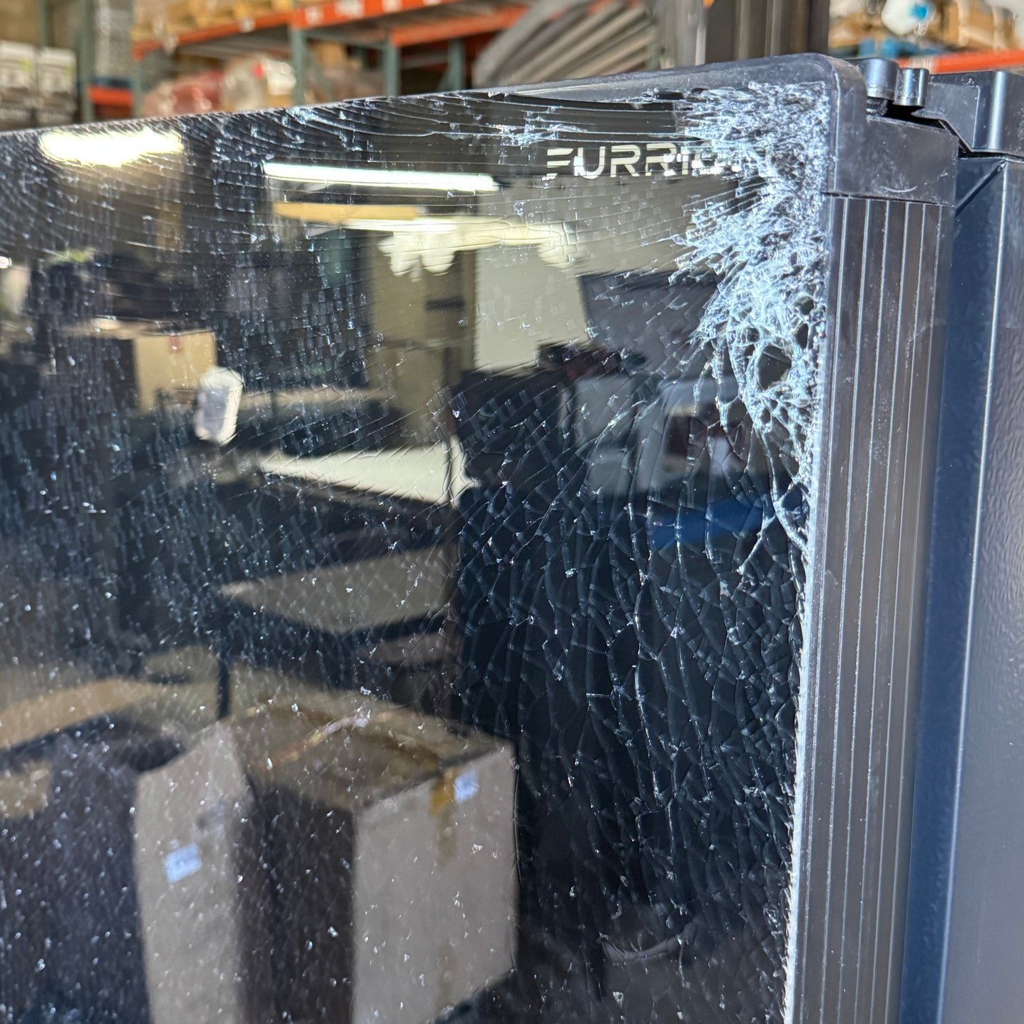 ZA@ Pallet of FURRION Arctic 10.7 CUFT BTM Drawer Freezer Black Glass, Dual Swing Door FCR10DCGBA-BG-DS (AS-IS, Damaged)