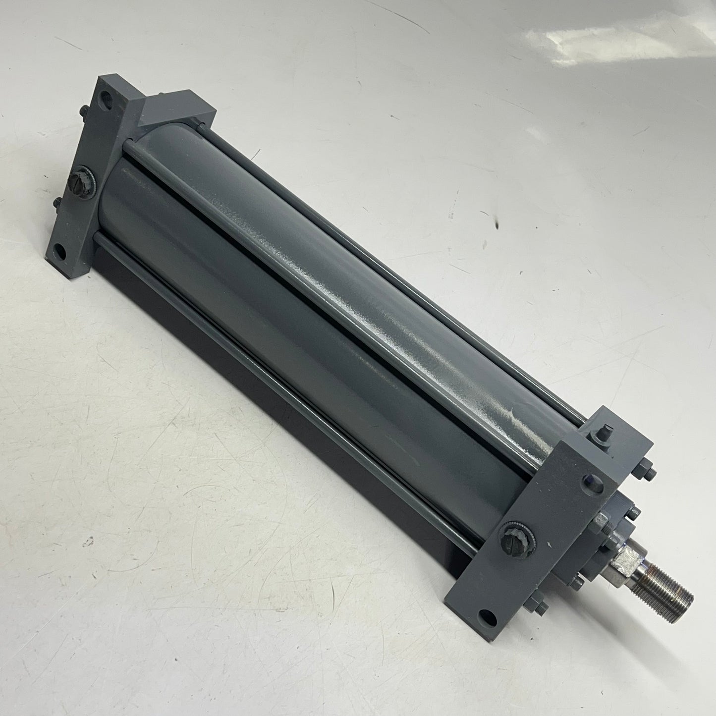 NOPAK American Made Hydraulic Cylinder 4" Bore 14" Stroke Grey 614X14A4AN13