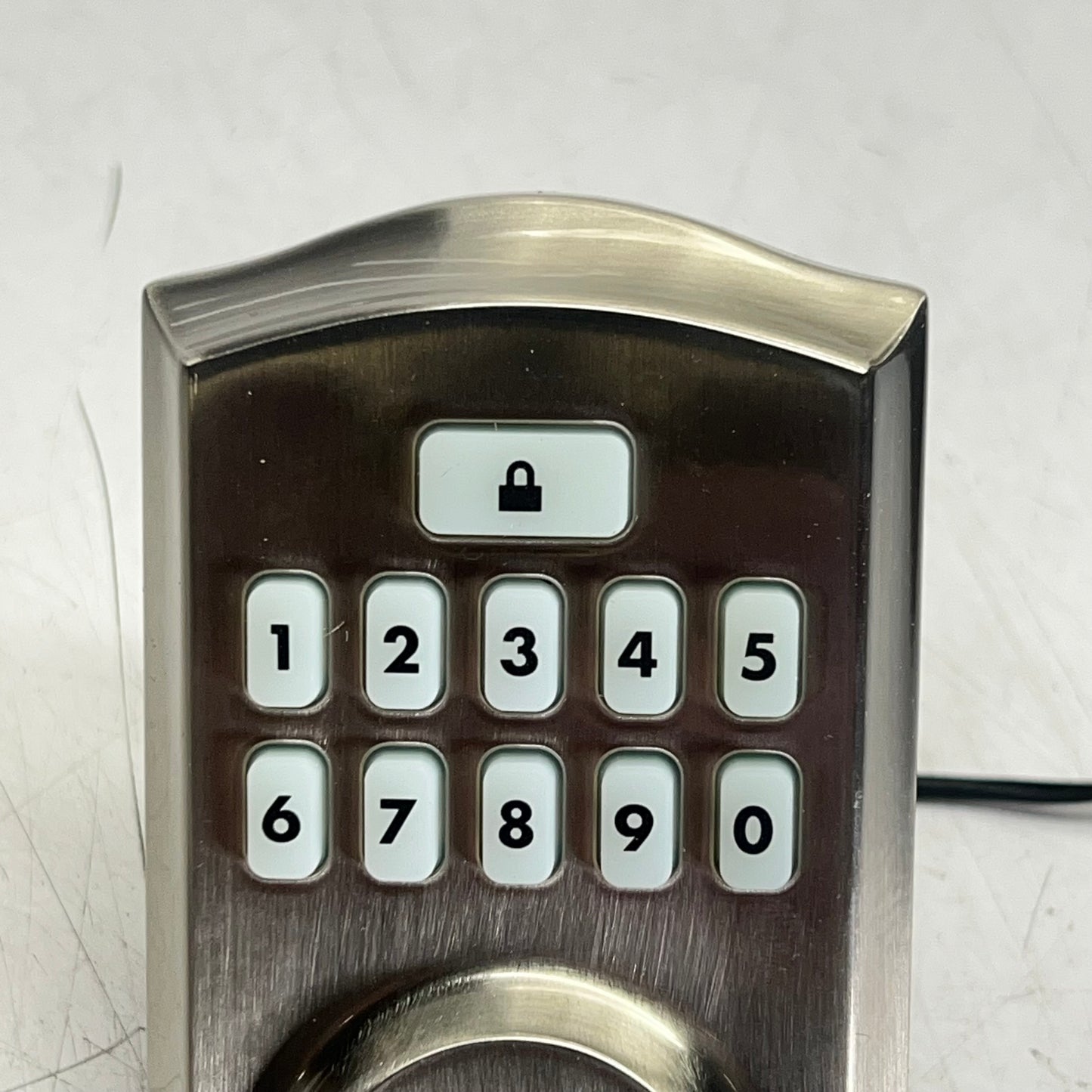 KWIKSET 260 Smartcode Traditional Electronic Deadbolt Satin Nickel 992600-002
