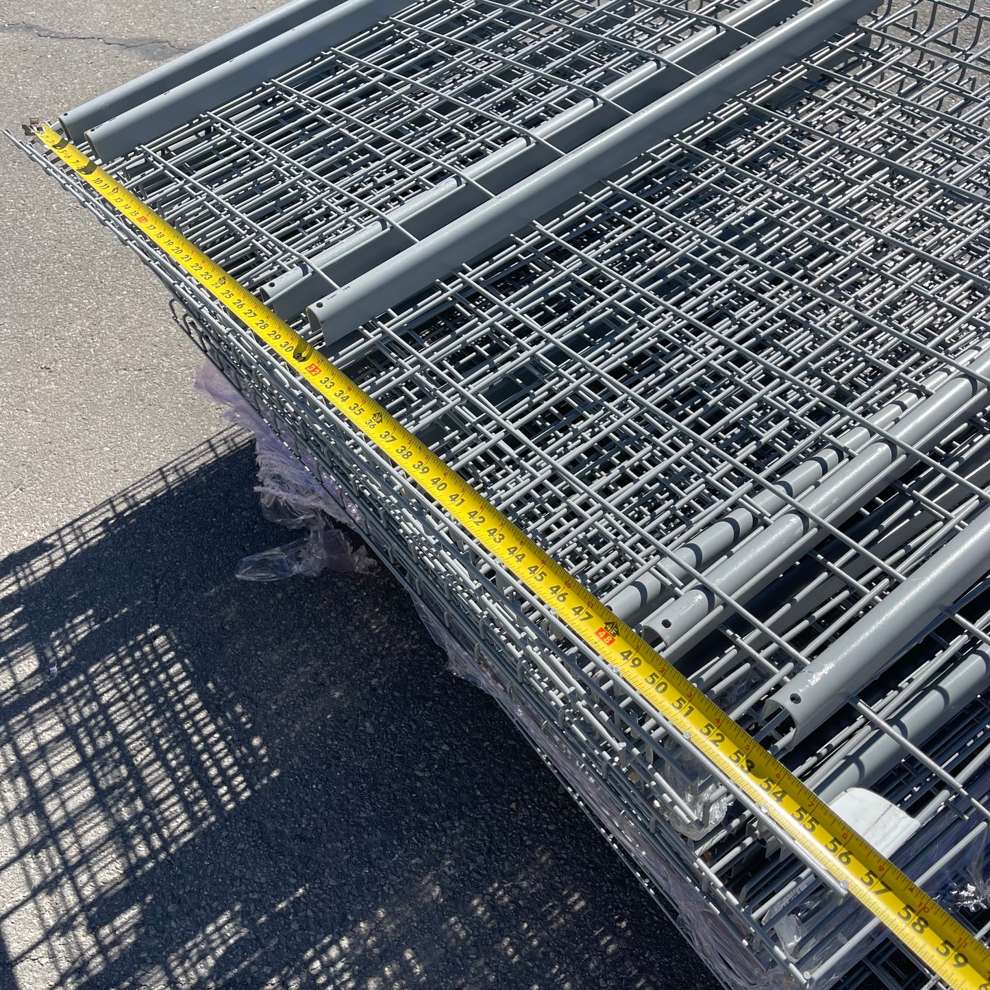 Z@ (20 PACK) NASHVILLE WIRE Pallet Rack Welded Wire Decking Light Grey D3652AA3B1 (New)