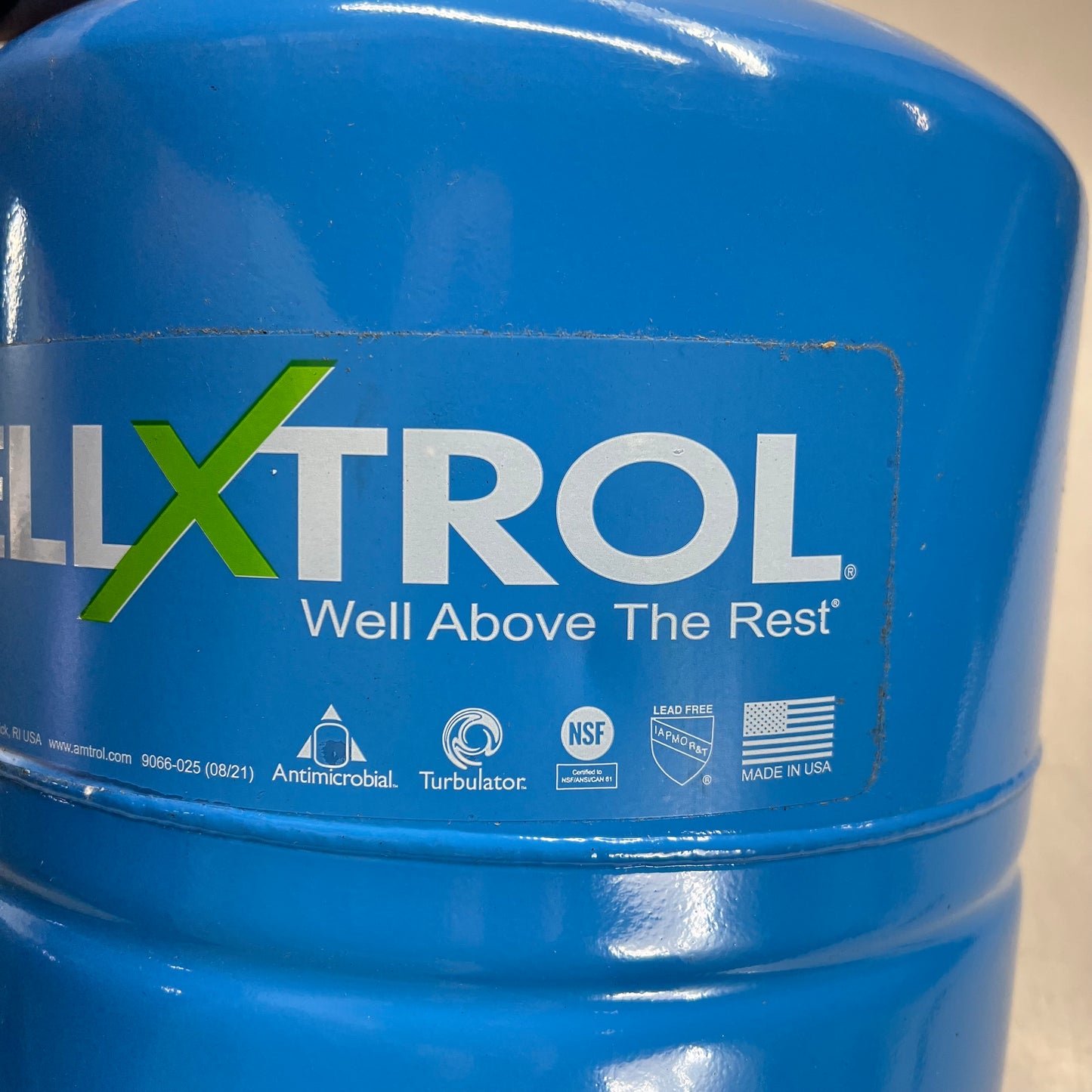 AMTROL Inline Water Pressure Tank Well-x-trol 4.4 Gal Blue WX-102