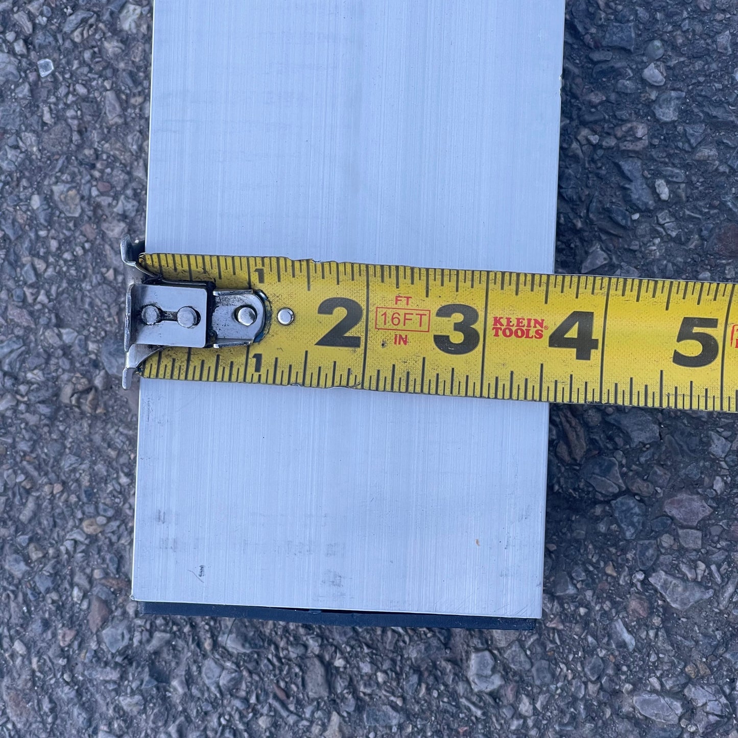 BON Reinforced Aluminum H-screed 12’ x 3-1/2” x 1-1/2” 22-512