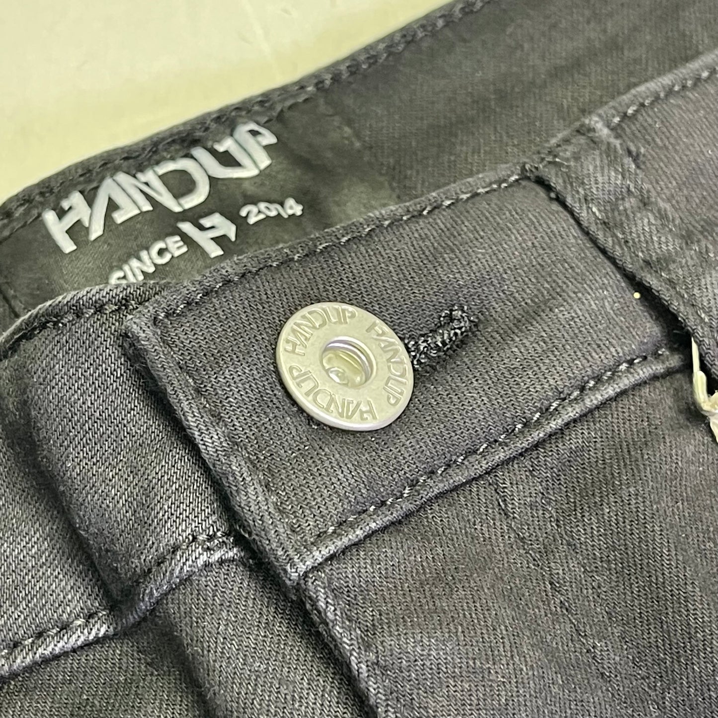 HANDUP APPAREL Jorts 5.5" SMALL Men's Pure Black STRE3249SMAL