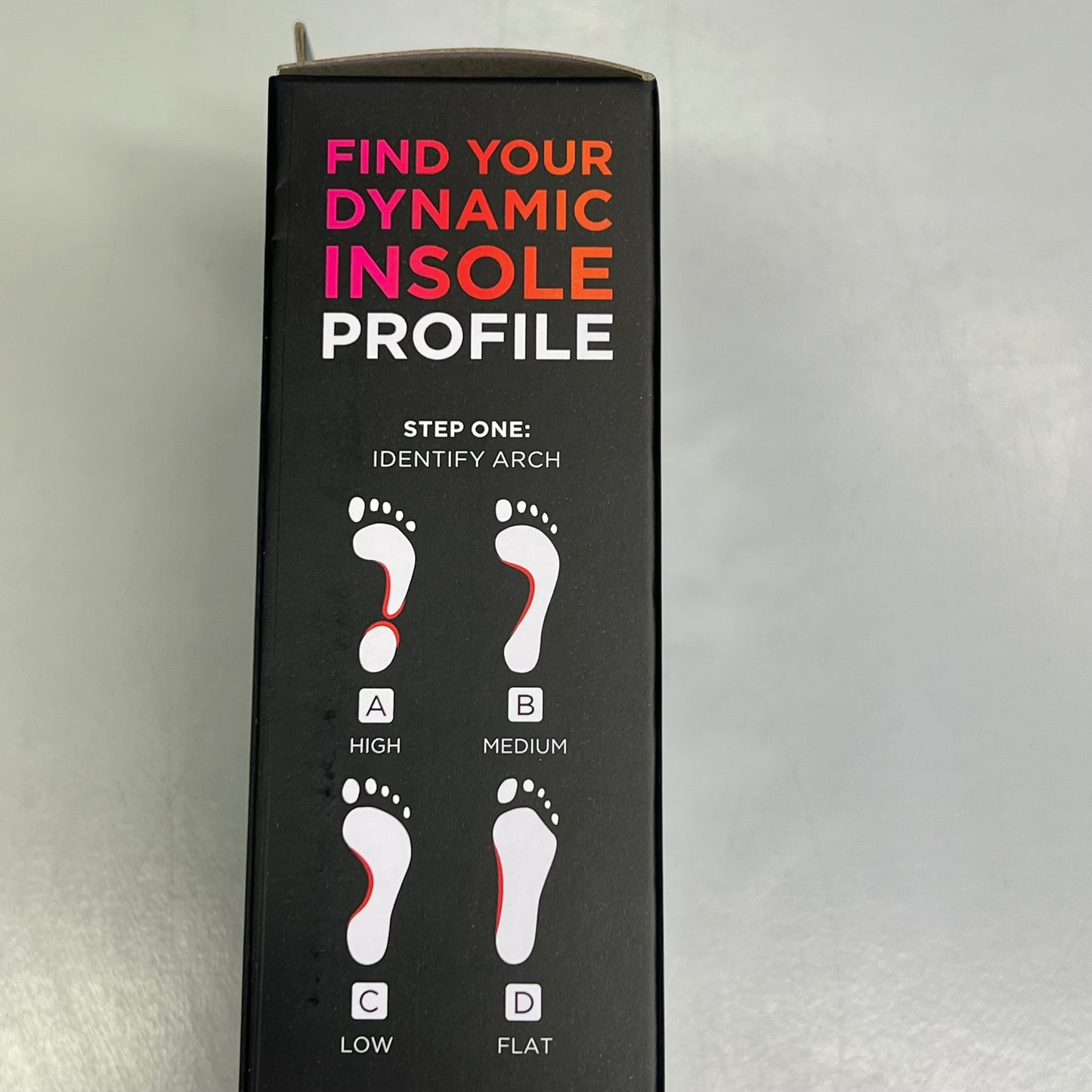 CURREX RunPro Comfort & Support Insole Mens Sz (M) 7-8.5 Black/Yellow 20123-18