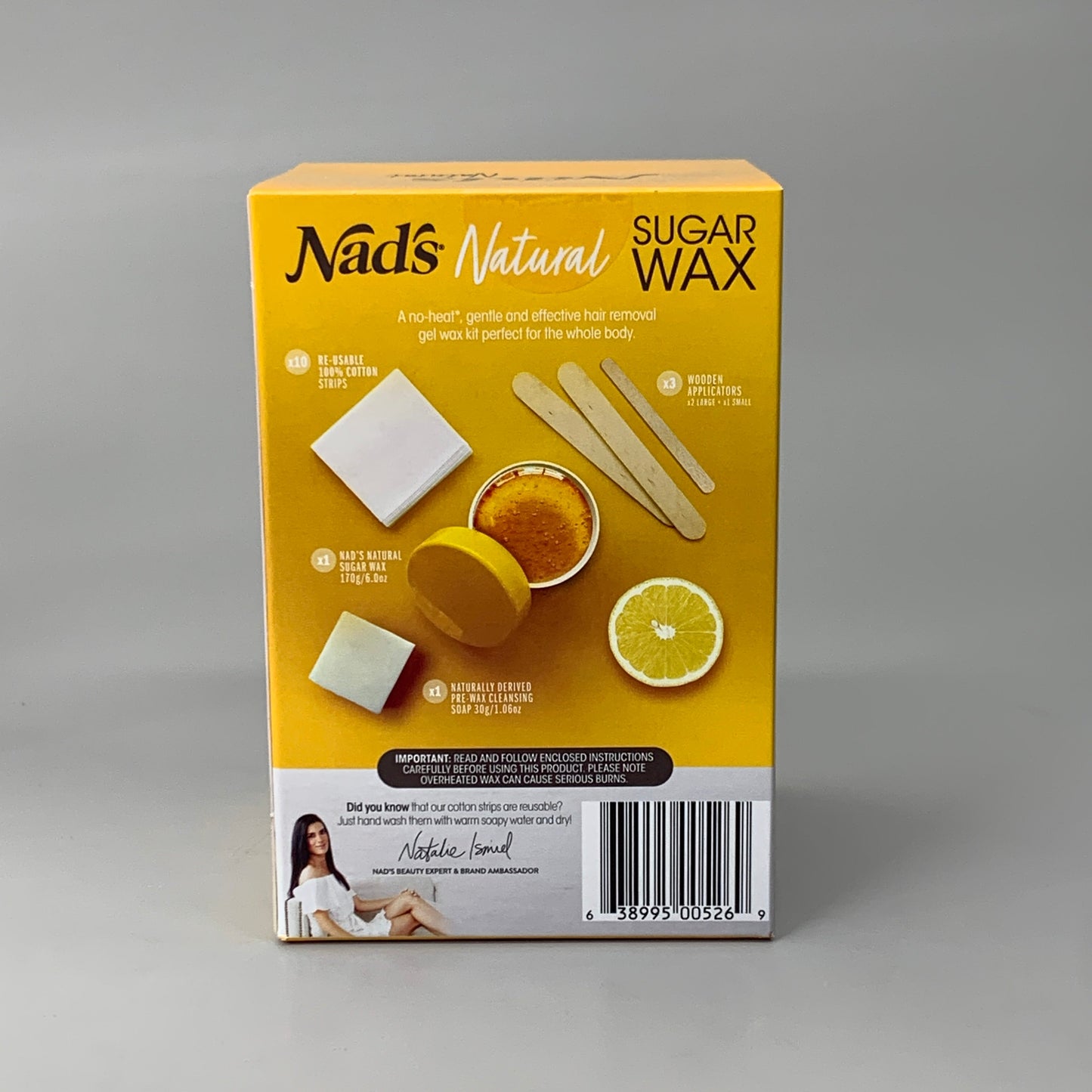 NADS Natural Sugar Wax With Bonus Pre-Wax Cleansing Soap 5269EN03