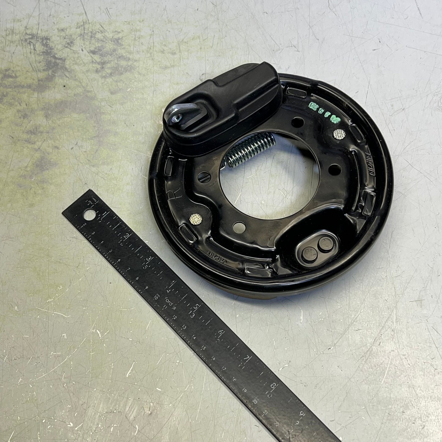 EZGO Right Rear Drum Brake Assembly 2009-25 Cable Models 160mm Dia OEM 612189