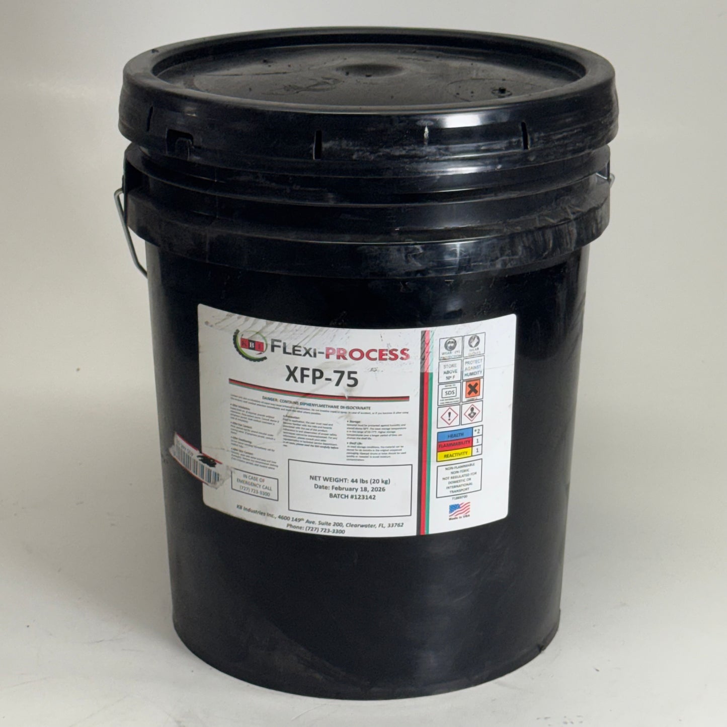 KBI Flexi Process Polyurethane Binder Resin 44 Lbs XFP-75