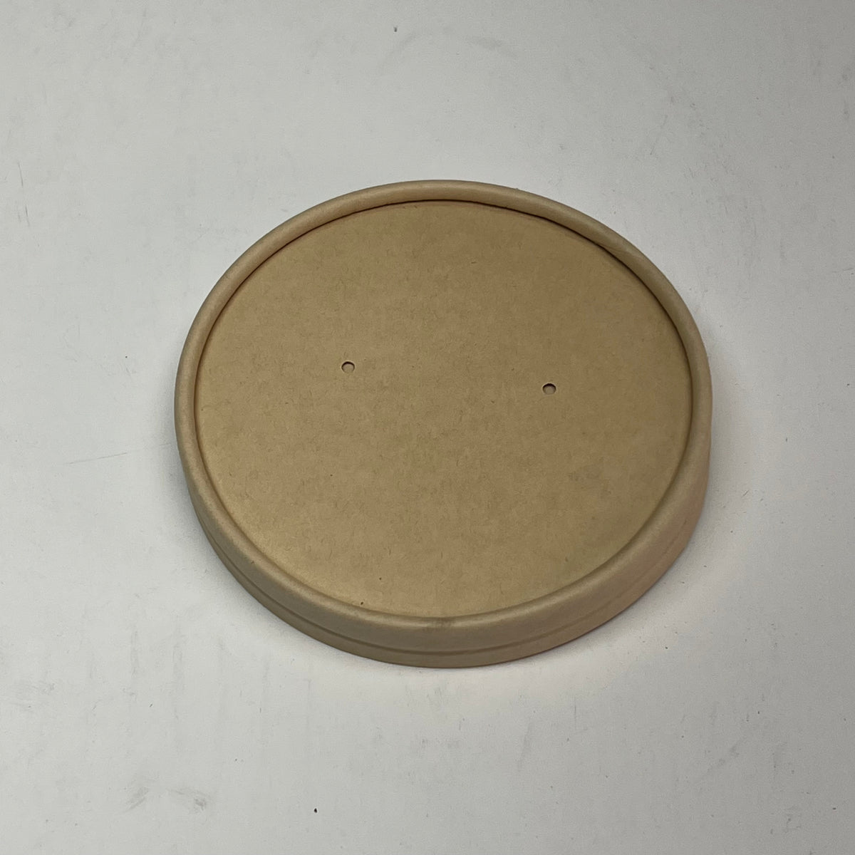 RESTAURANTWARE (200 PACK) Bio Tek Round Bamboo Paper Soup Container Fits 16oz Tan RWA0164