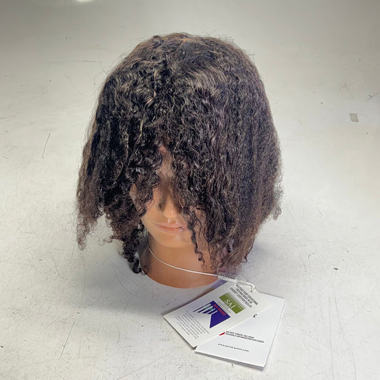 PIVOT POINT  Multi Texture Quad 100% Human Hair Mannequin Black MMMUIDLD-TC-4P