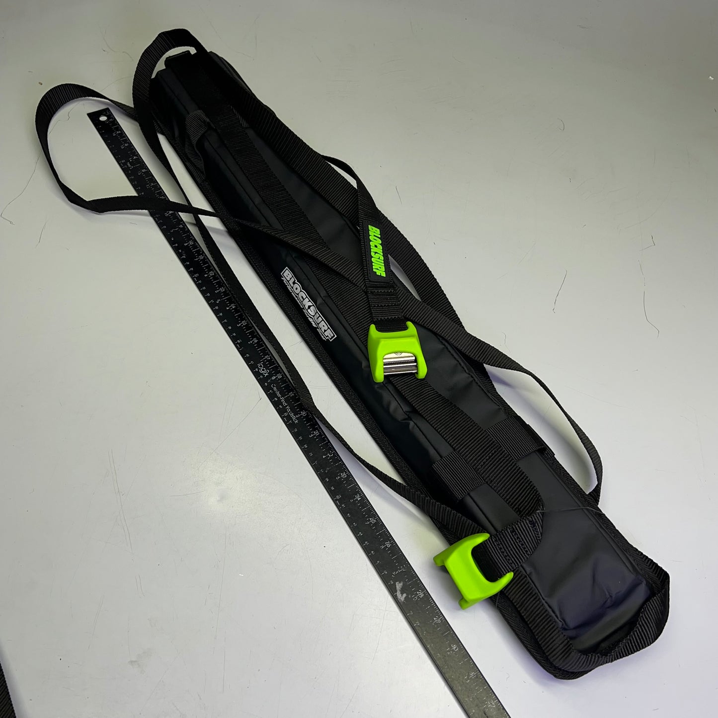 BLOCK SURF (SET OF 2) SUP / Longboard Soft Rack 33"x4.5" Black RABLS0SUPLB33KK