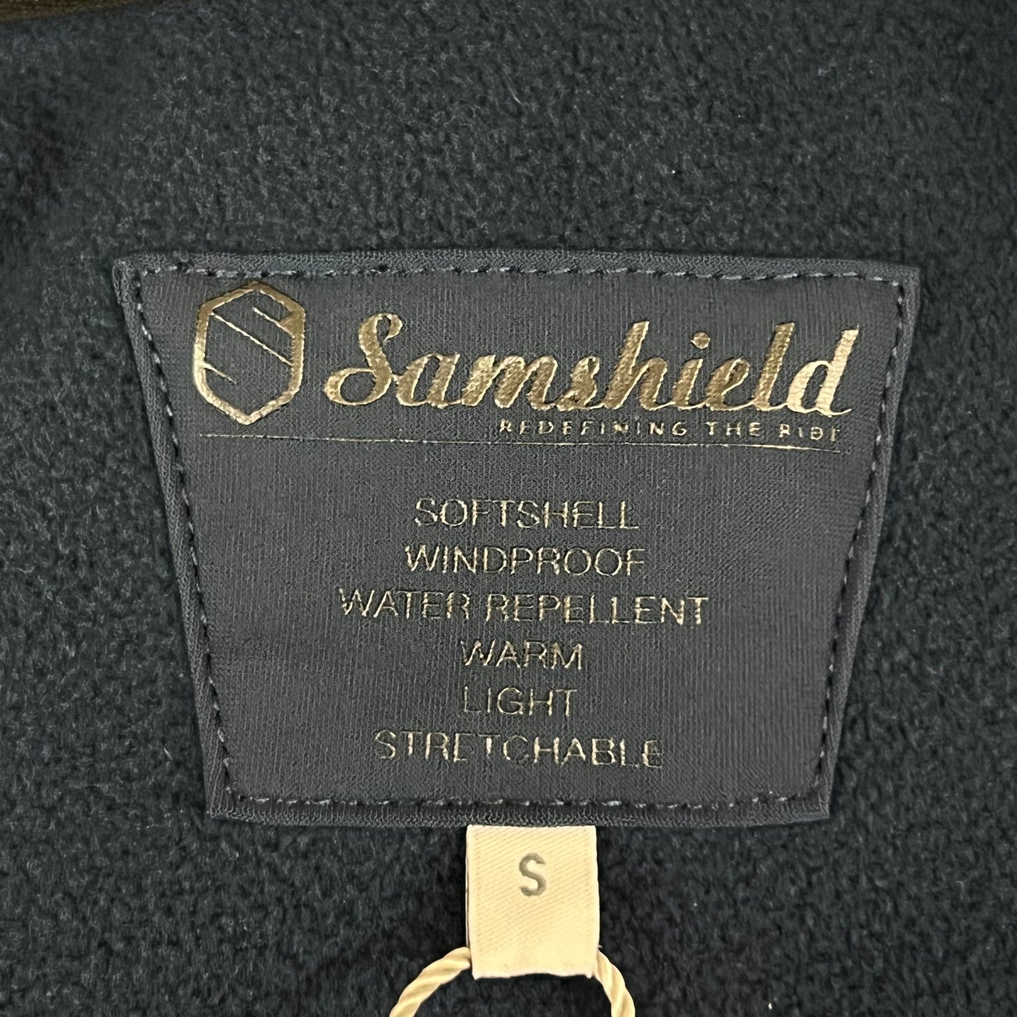 SAMSHIELD Rachel Equestrian Wool Lined Hooded Jacket Women's Sz S Celestial Blue