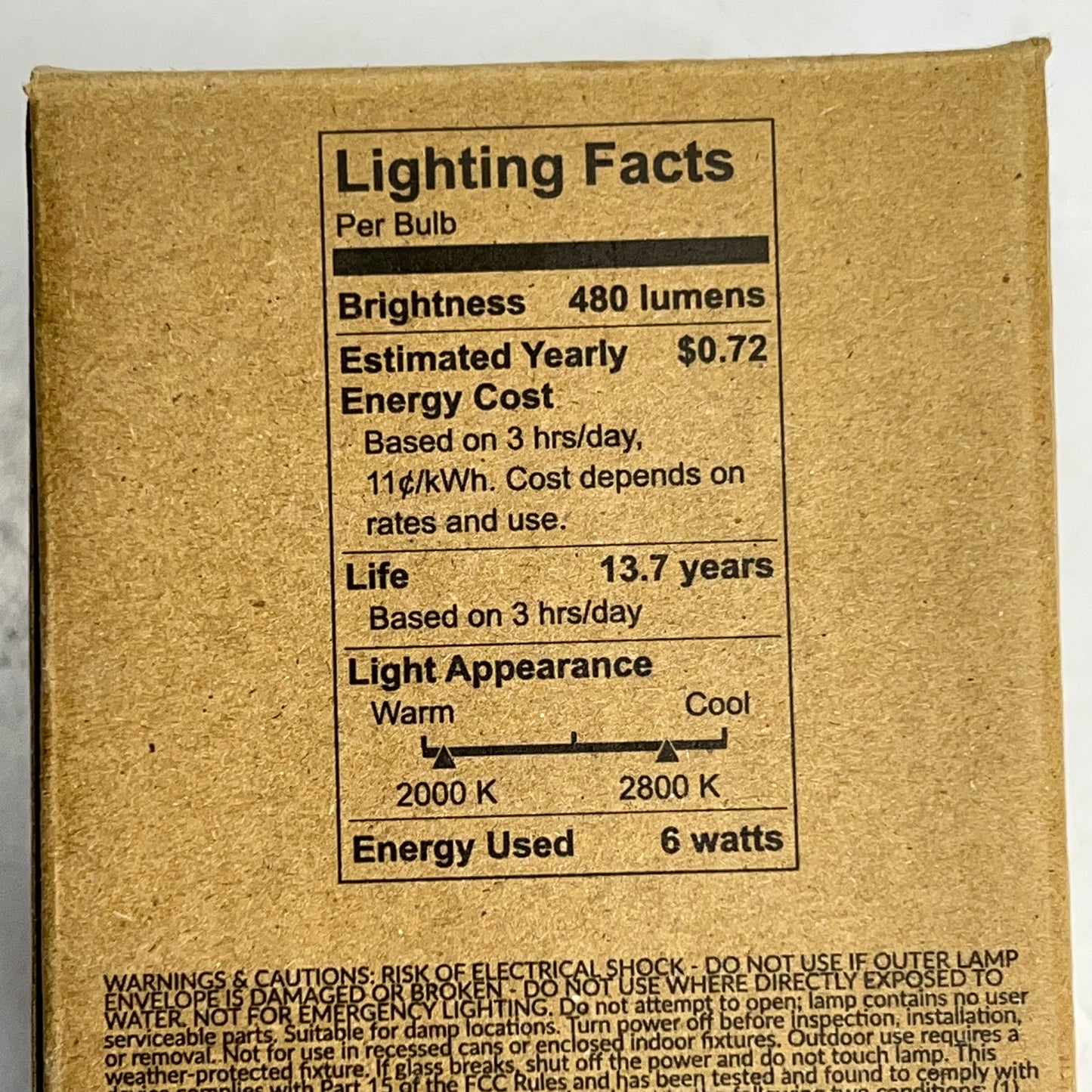 TALA Sphere II Led Light Bulb E 26 2000-2800K 15000 hrs Dim To Warm Matte White