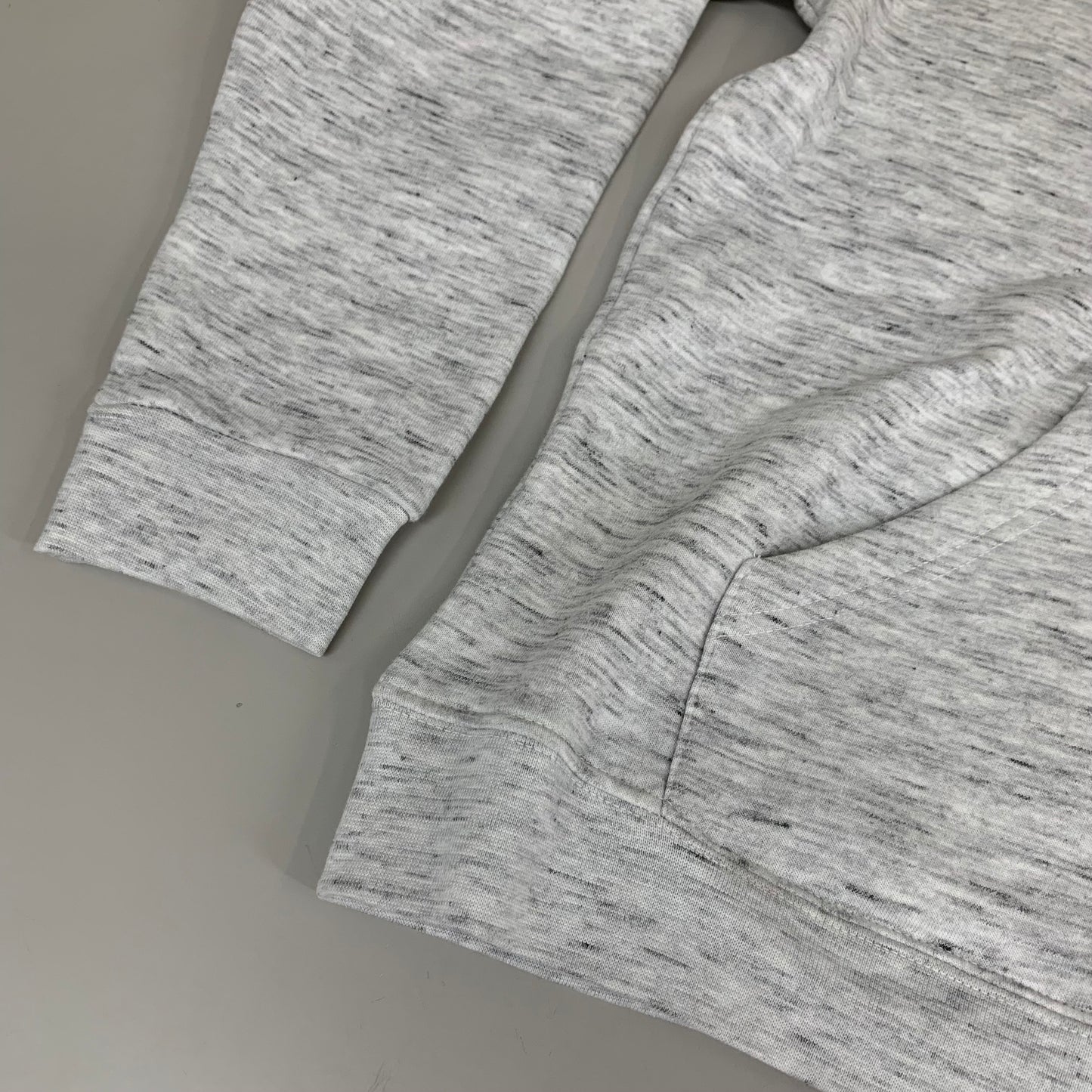 LONEROCK Helen Georgia Tie Hoodie Sz XL White/Grey