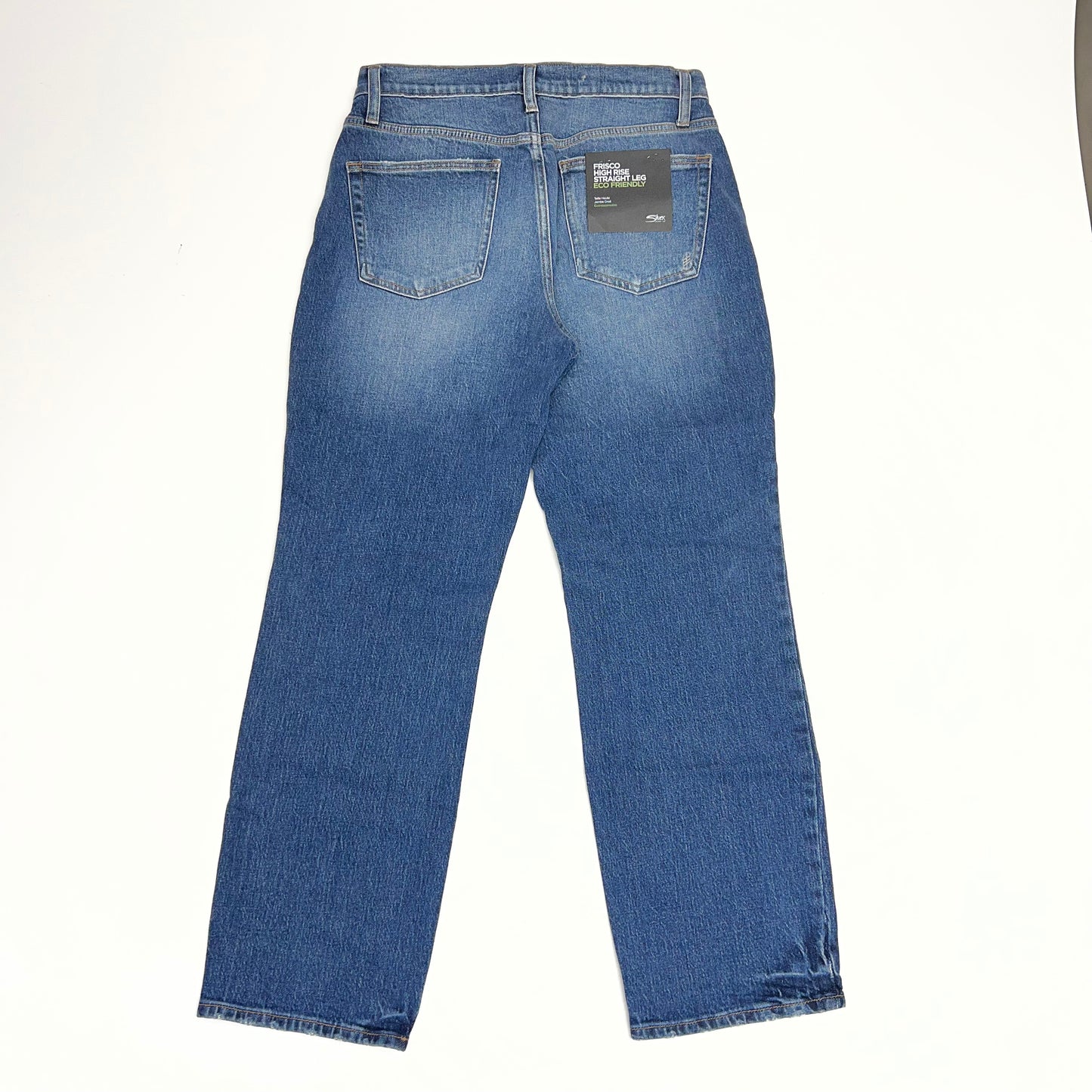 SILVER JEANS CO Frisco High Rise Straight Leg Jeans Women's Size 28/28 Indigo