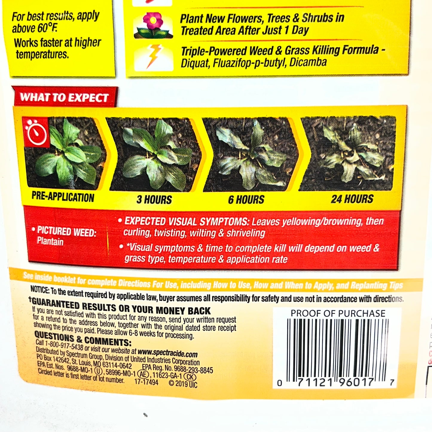 SPECTRACIDE Weed & Grass Killer Concentrate Kills The Root 1 Gal