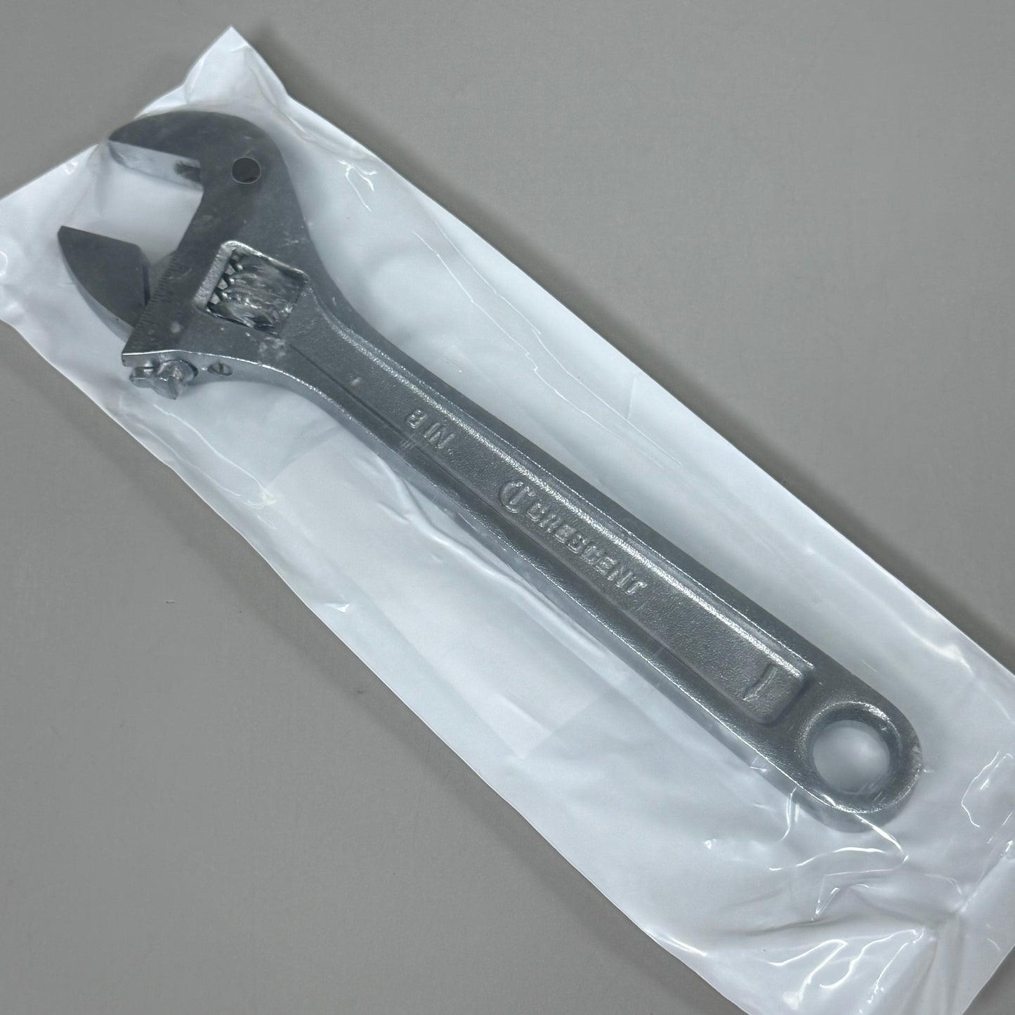 CRESCENT (2 PACK) 8" Adjustable Wrench Hex Jaw Design for Slipping Chrome AC28BK