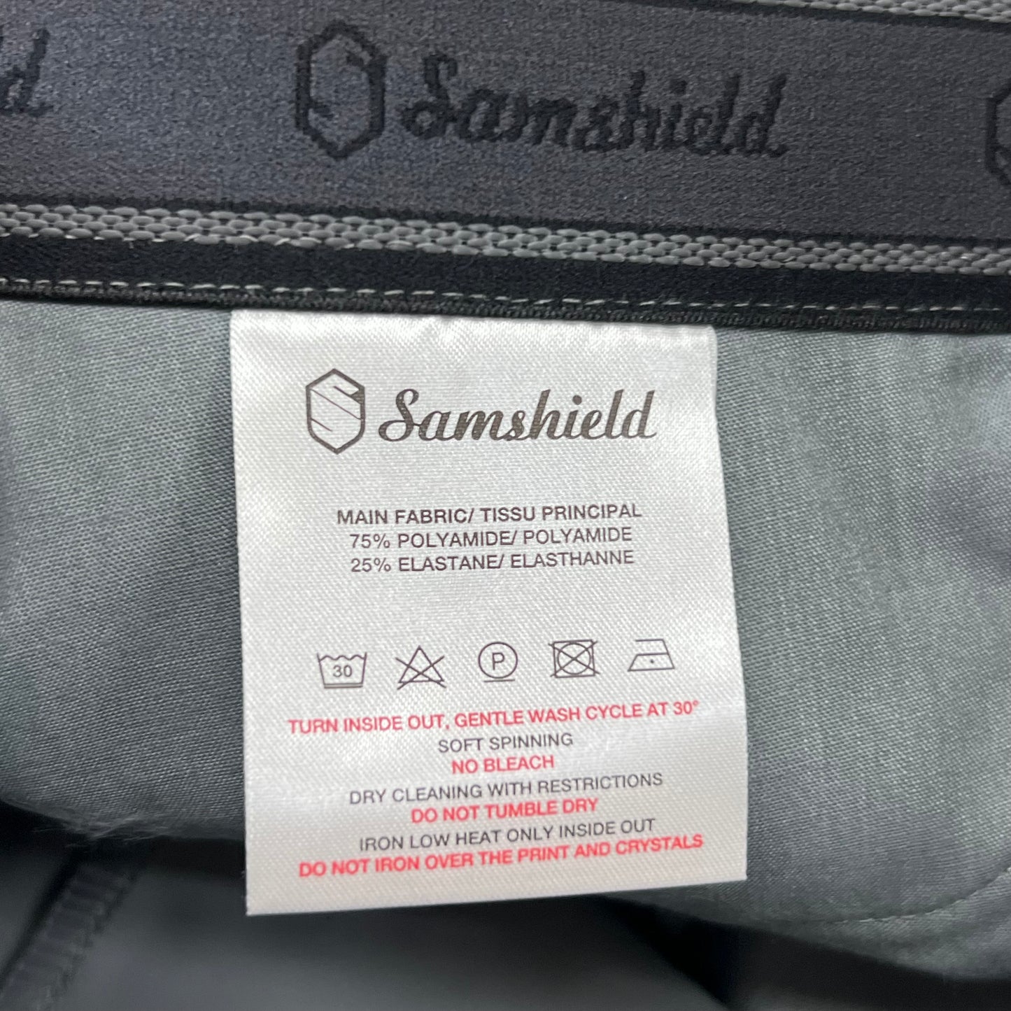 SAMSHIELD Delice Flower Equestrian Pants Women's Sz US 26, UK 8, FR 36 Grey