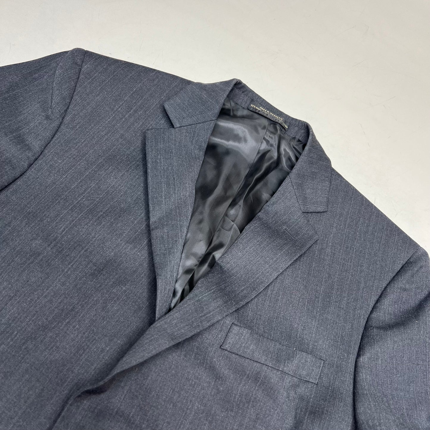 EISENBERG 2 Button Suit Blazer Men's Sz R 42 Grey SCOTT 2BTN CT W001746