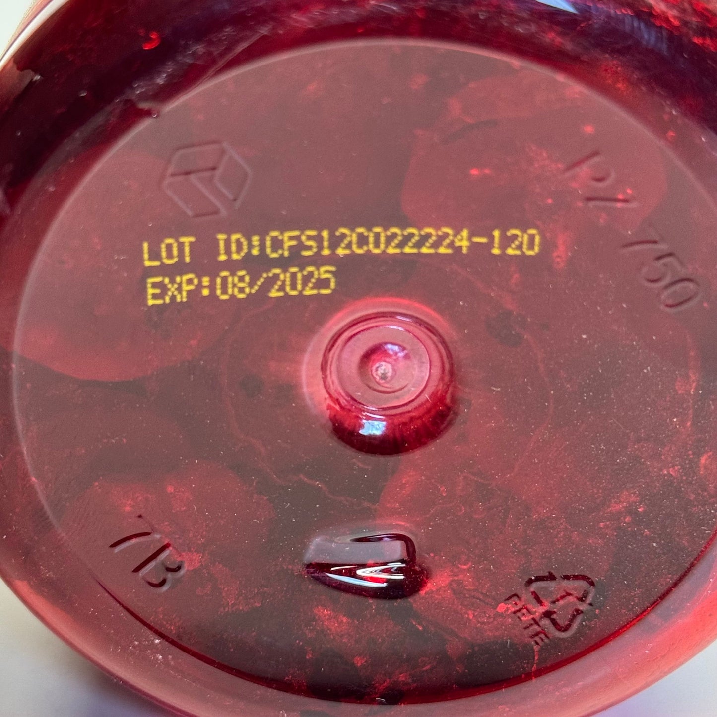 ZA@ GOLÍ Nutrition Apple Cider Vinegar 120 Gummies Sz 6.5” H Red BB Exp 08/25 C