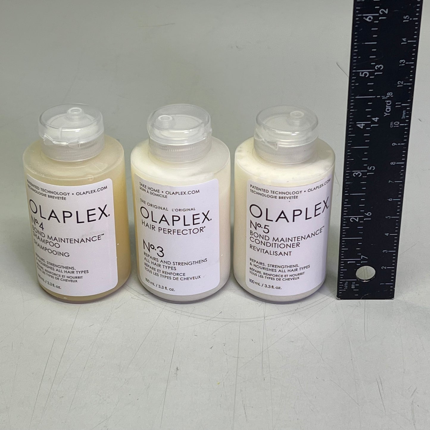 OLAPLEX (4 PIECE SET) Hair Repair & Strengthening Kit Intensive Bond Travel Sz