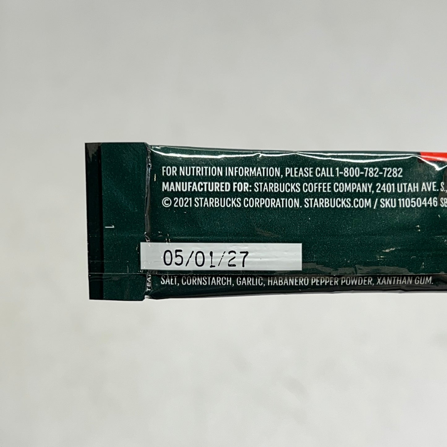 STARBUCKS (30 PACK) Siracha Single Spicy Chili Sauce Packets To Go 9g BB 05/27