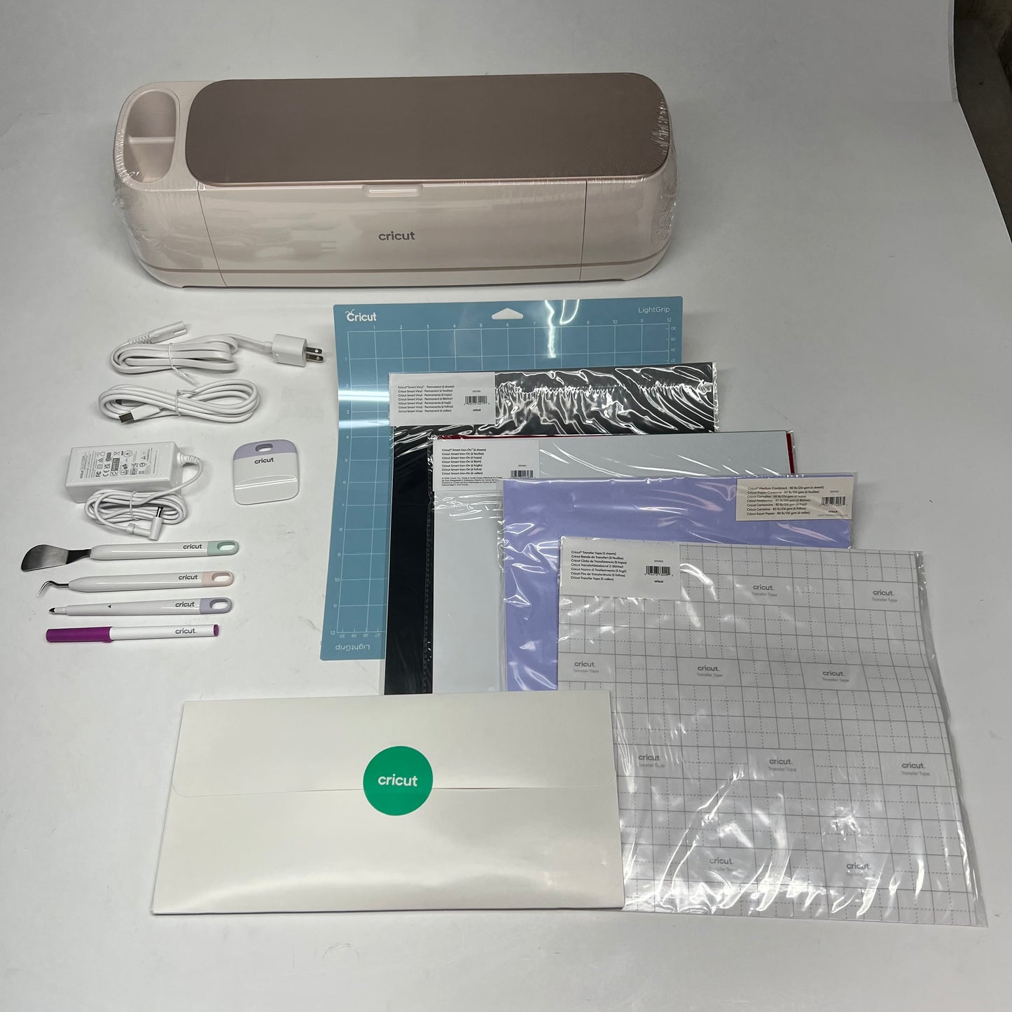 CRICUT Maker 4 Smart Die Cutting Machine W/ Bluetooth & Starting Supplies Pink