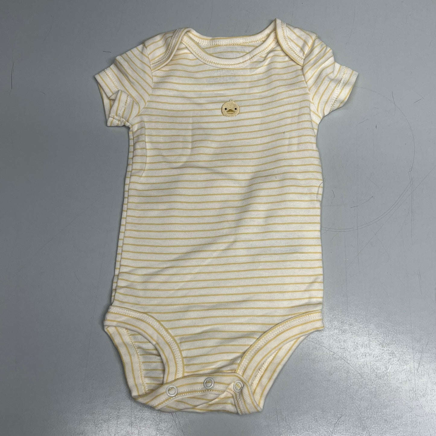 CARTERS (SET OF 3) Soft Duck Little Cardigan Set Baby's Sz 3M White/Orange