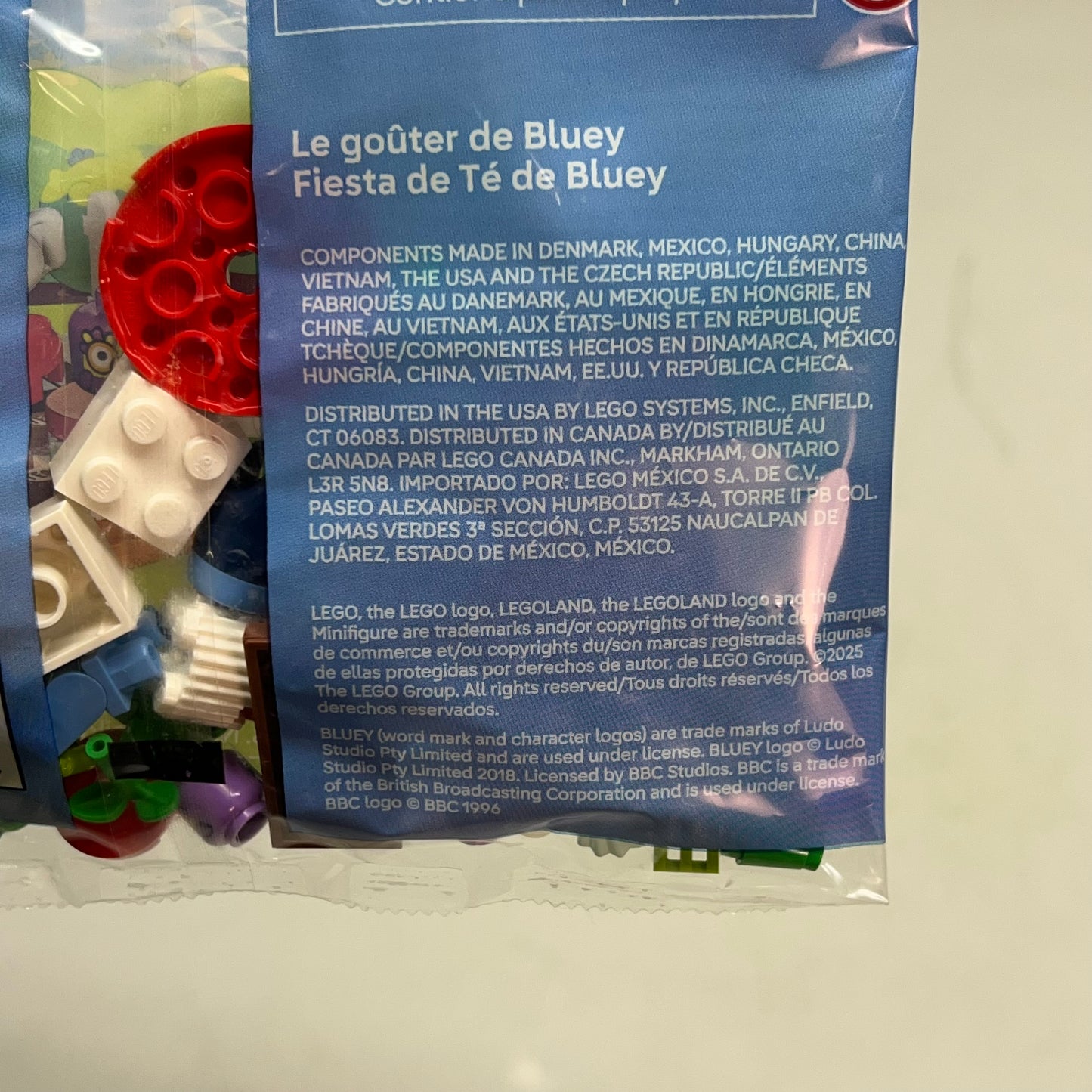 LEGO Bluey & Chattermax Tea Party Building Toy For Kids Ages 4+ 33 Piece 30687