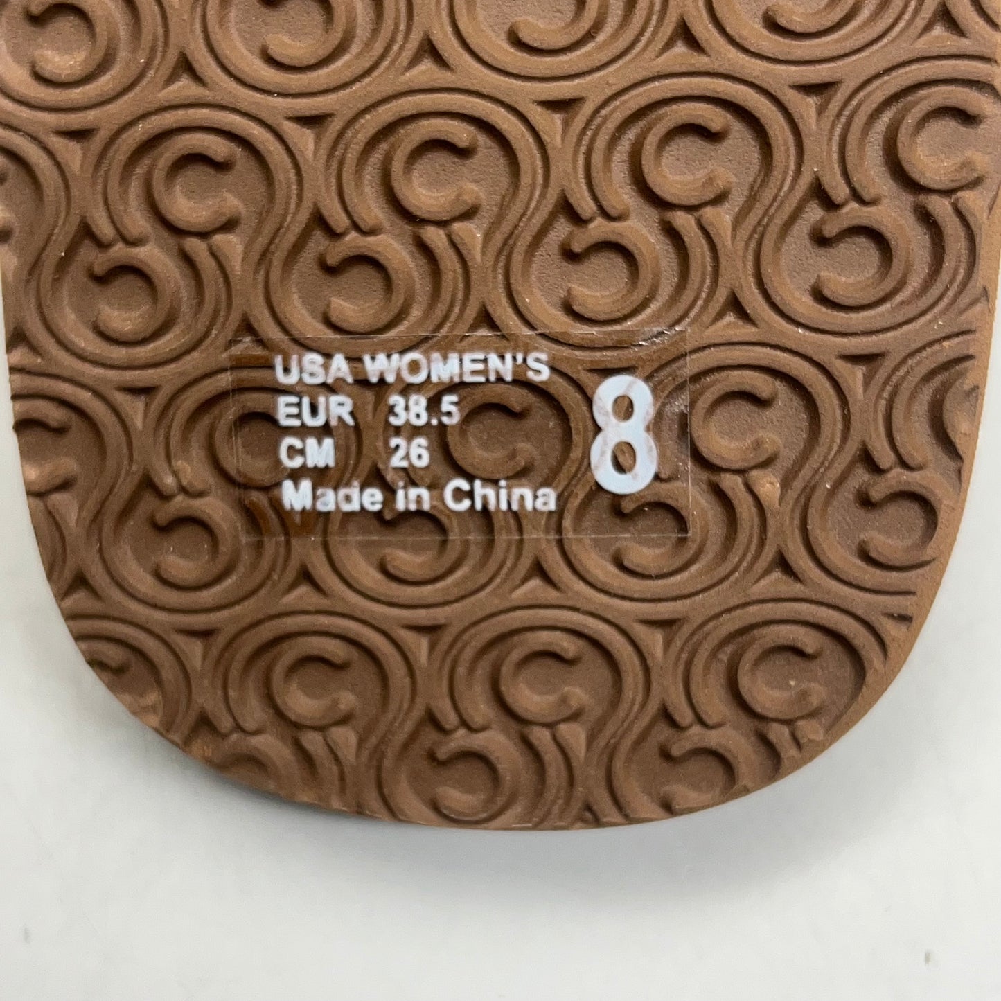 COBIAN Nia's Bounce 2 Synthetic Leather Sandals Women's Sz 8, EU 38.5 Tan NIA25-230-8