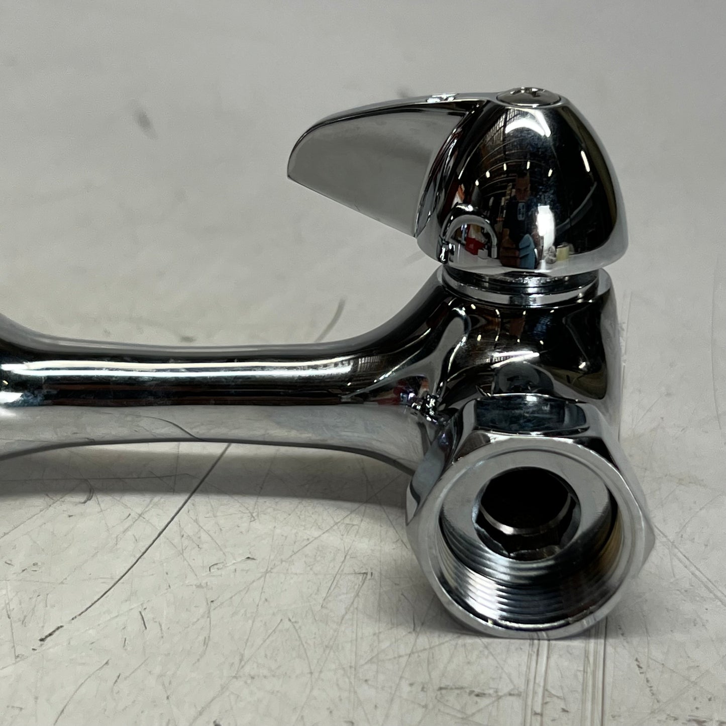 PFISTER 2-Handle Wall Mount Kitchen Faucet Polished Chrome G127-1000