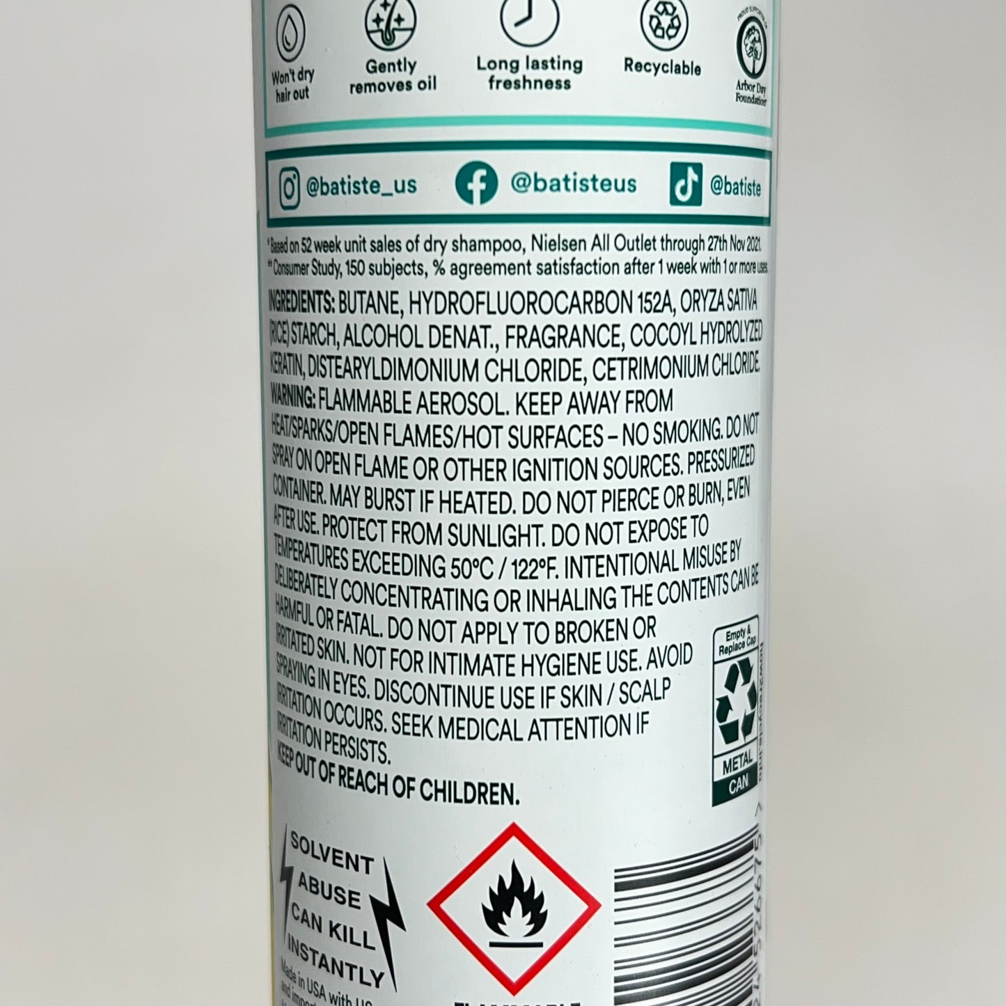 BATISTE (6 PACK) Dry Shampoo Lightweight Original Classic Clean 3.81 Fl Oz