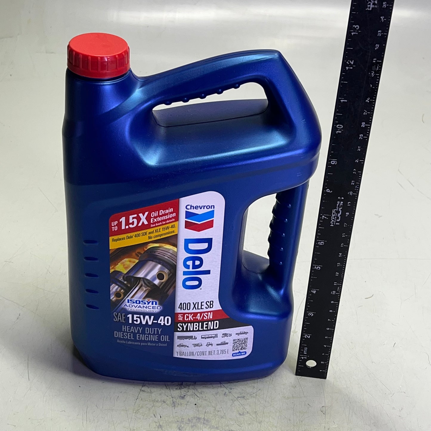 ZA@ DELCO 400 XLE SB Synthetic Blend SAE 15W-40 Heavy-Duty Diesel Motor Oil 1 Gal