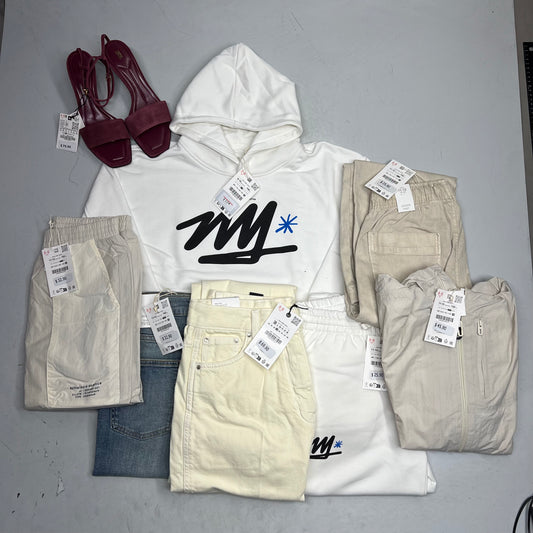 ZA@ ZARA Lot Of Assorted Clothing Jackets, Pants & Shoes Girls Sz EU 11-12 / EU 37 Multicolor