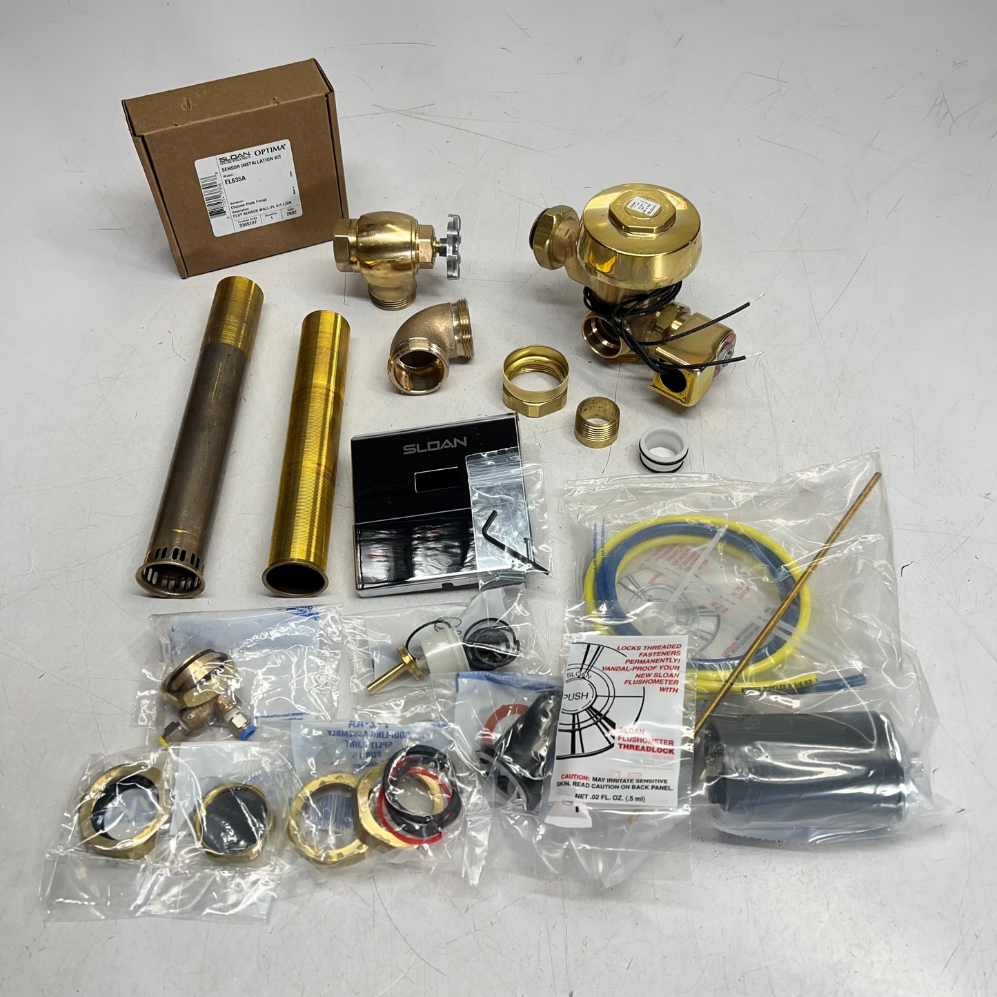 SLOAN Concealed Sensor Hardwired Water Closet 1.28 GPF Brass 152 ESS TM0