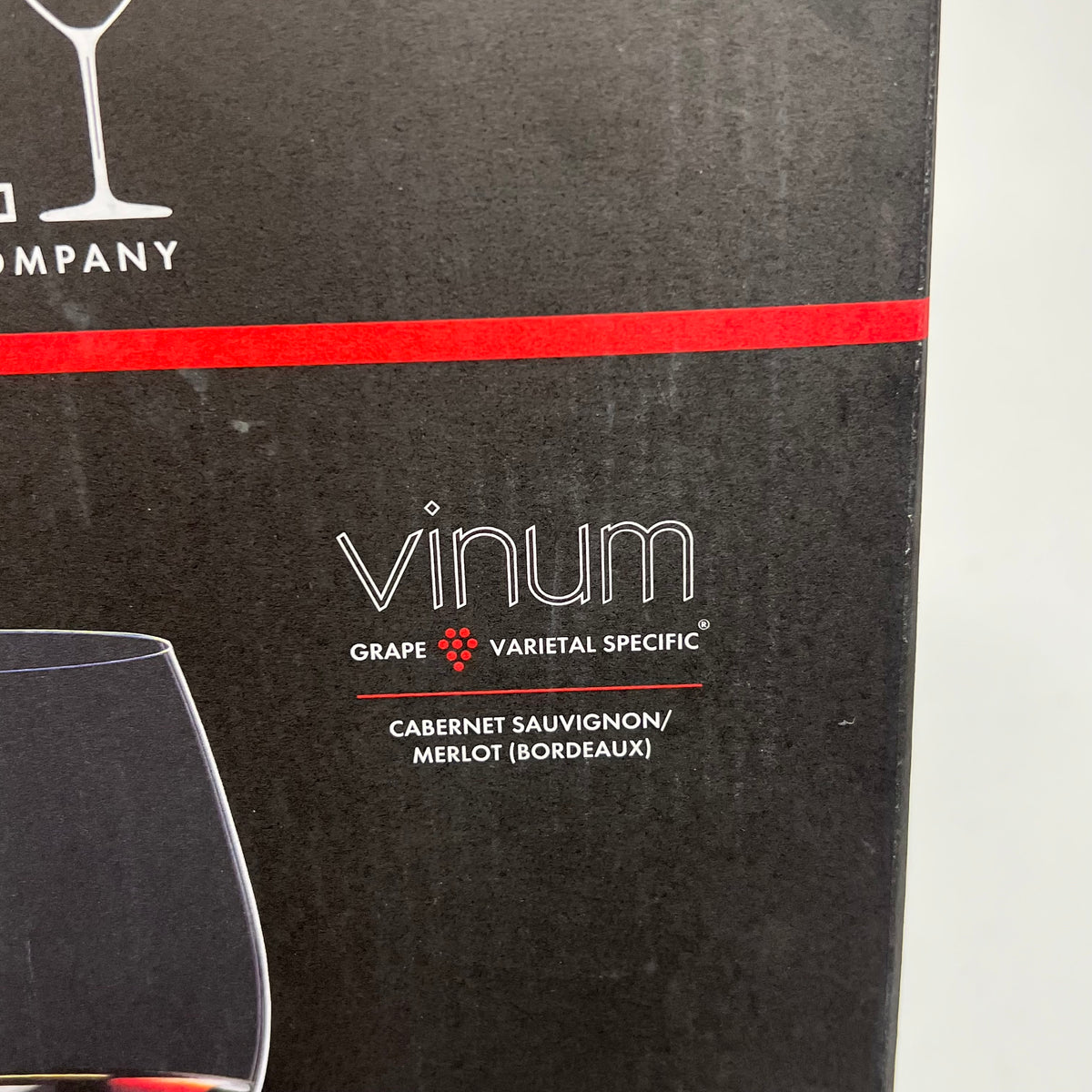 RIEDEL (SET OF 2) Crystal Glass Cabernet Sauvignon/merlot   9" Tall 19685229