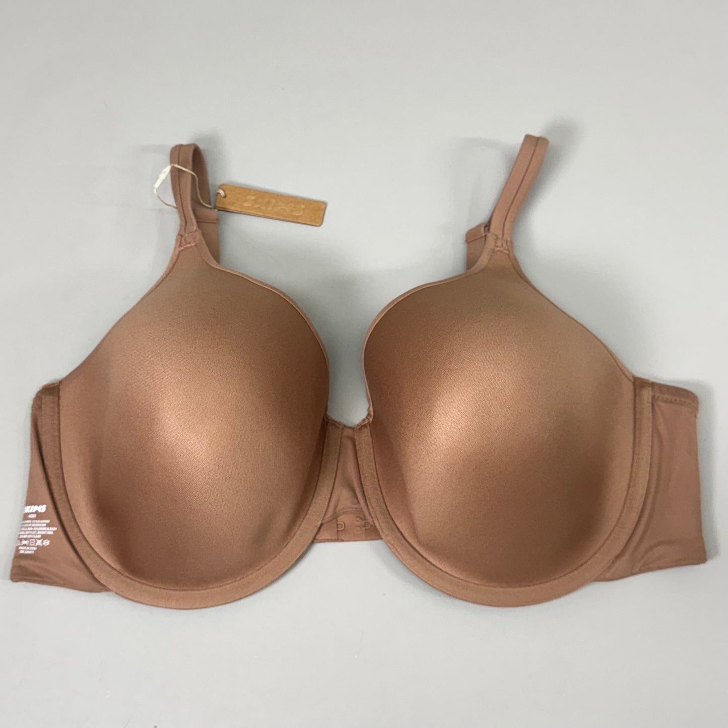 SKIMS Fits Everybody 360 Degree Stretch Soft T-Shirt Bra Women's Sz 40DD Sienna