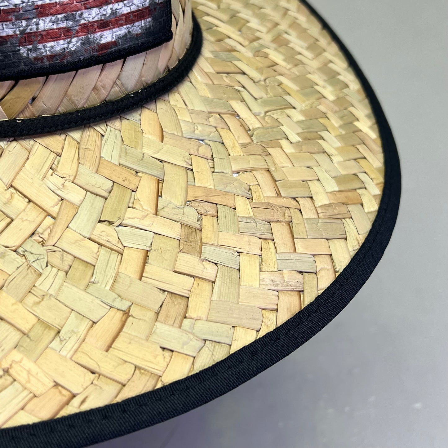 FUN FACTORY Novelty Natural Straw Hat 5.0 Patriotic (USA) 360 Degree Coverage